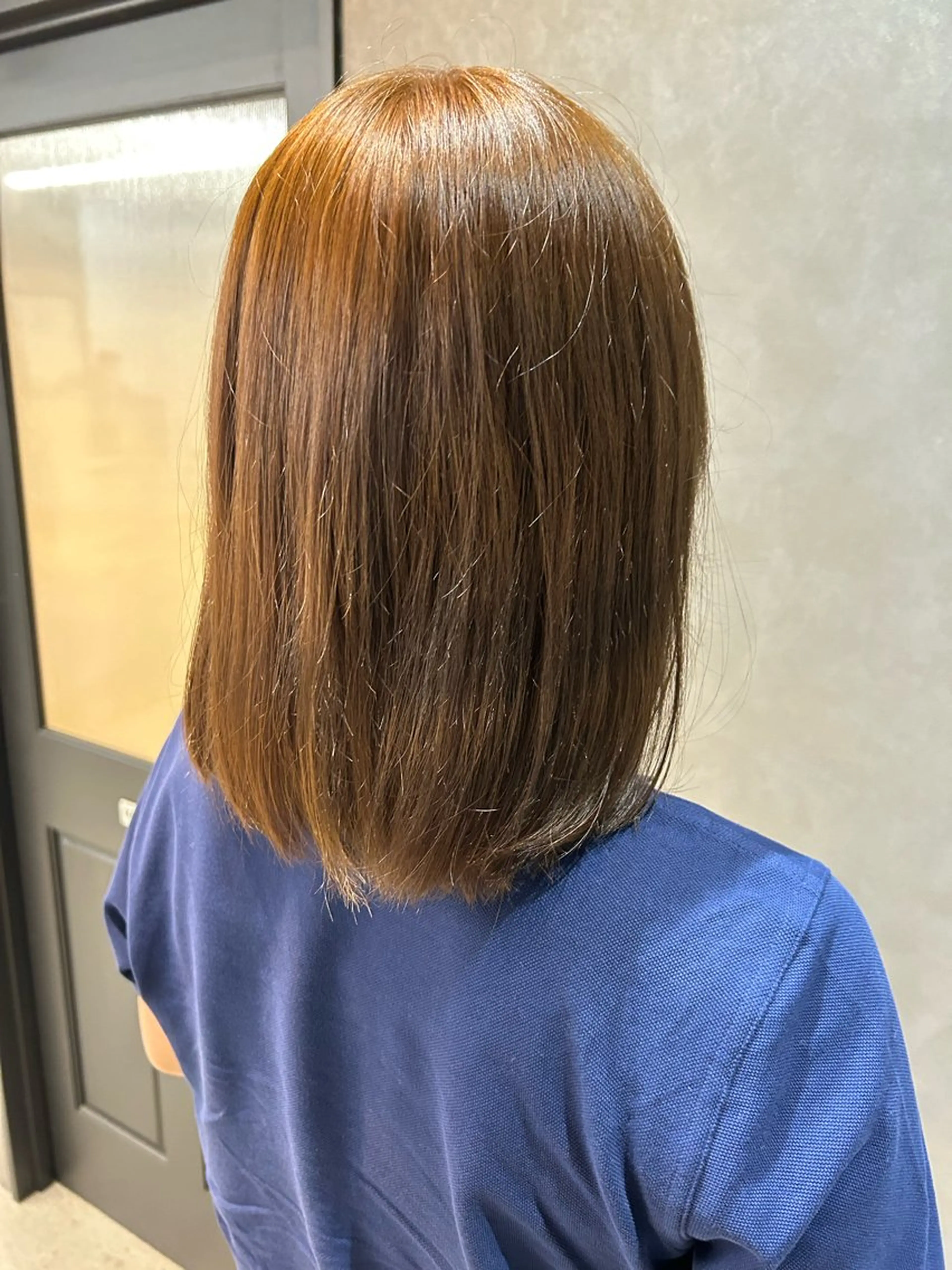 ミディアム カラー 寺島 樹也のヘアスタイル