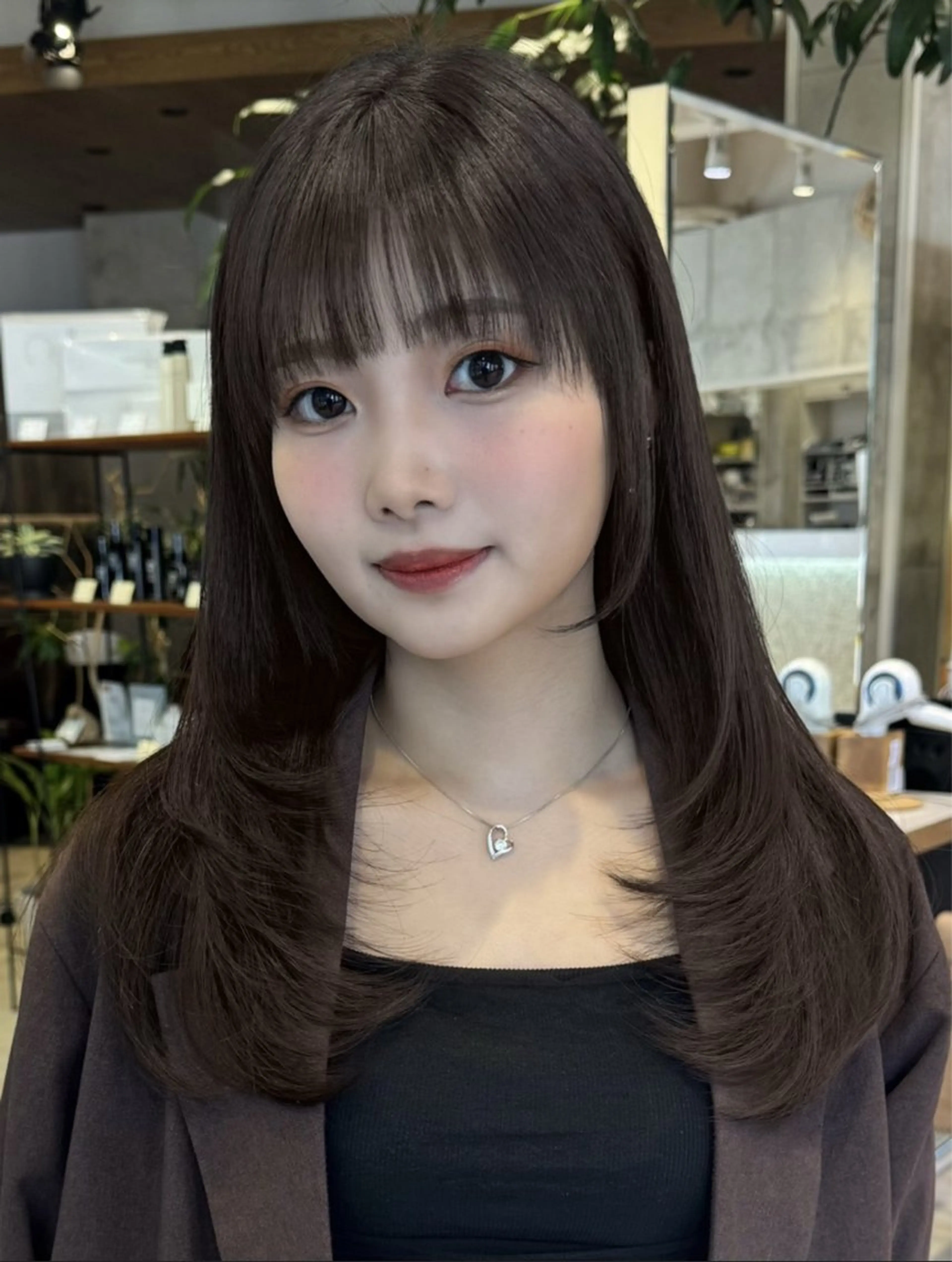 ミディアム 無料カットモデル /レイヤー特化/荒砂のヘアスタイル