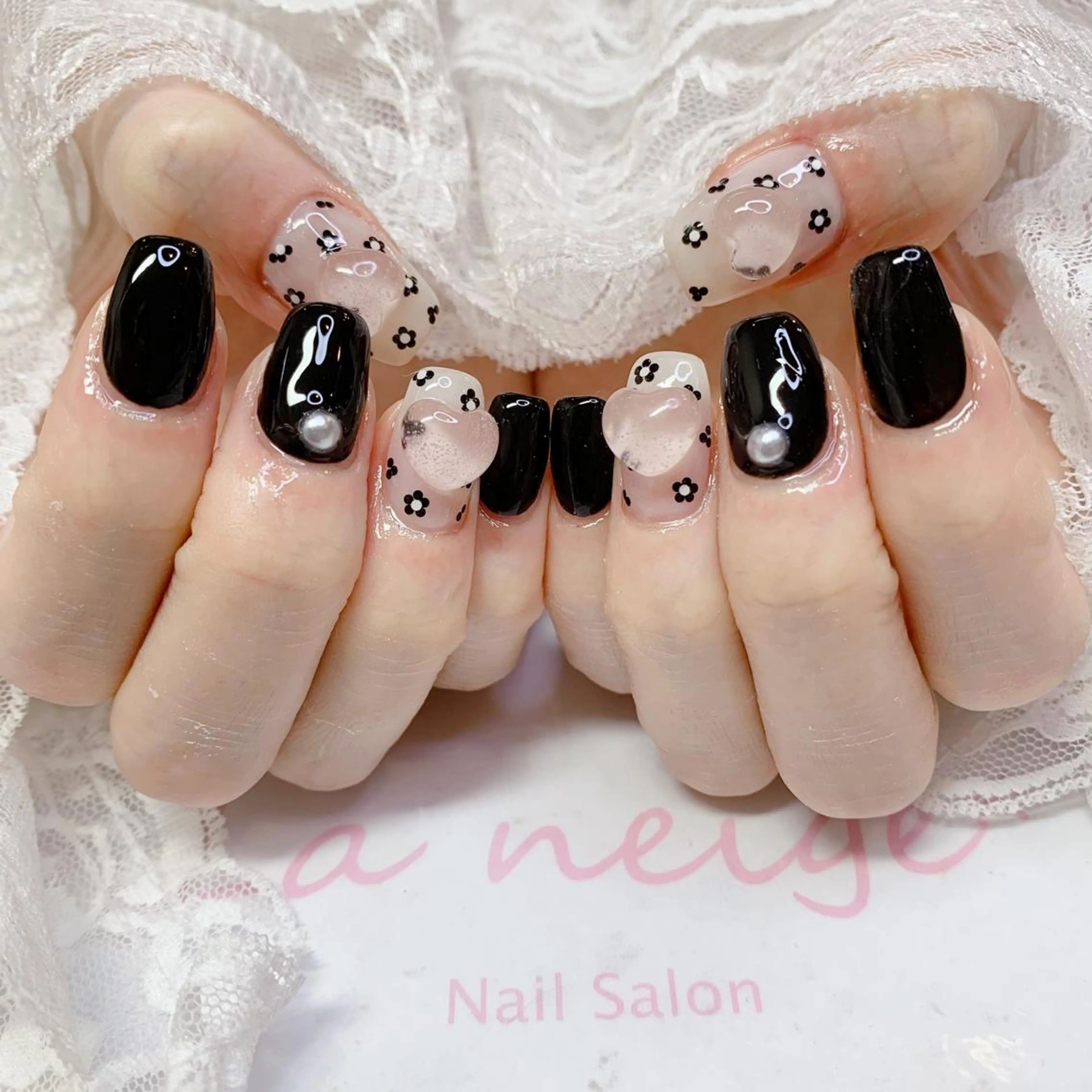 ネイル ハンドネイル La neige* yuki 🥯🍑のネイルデザイン