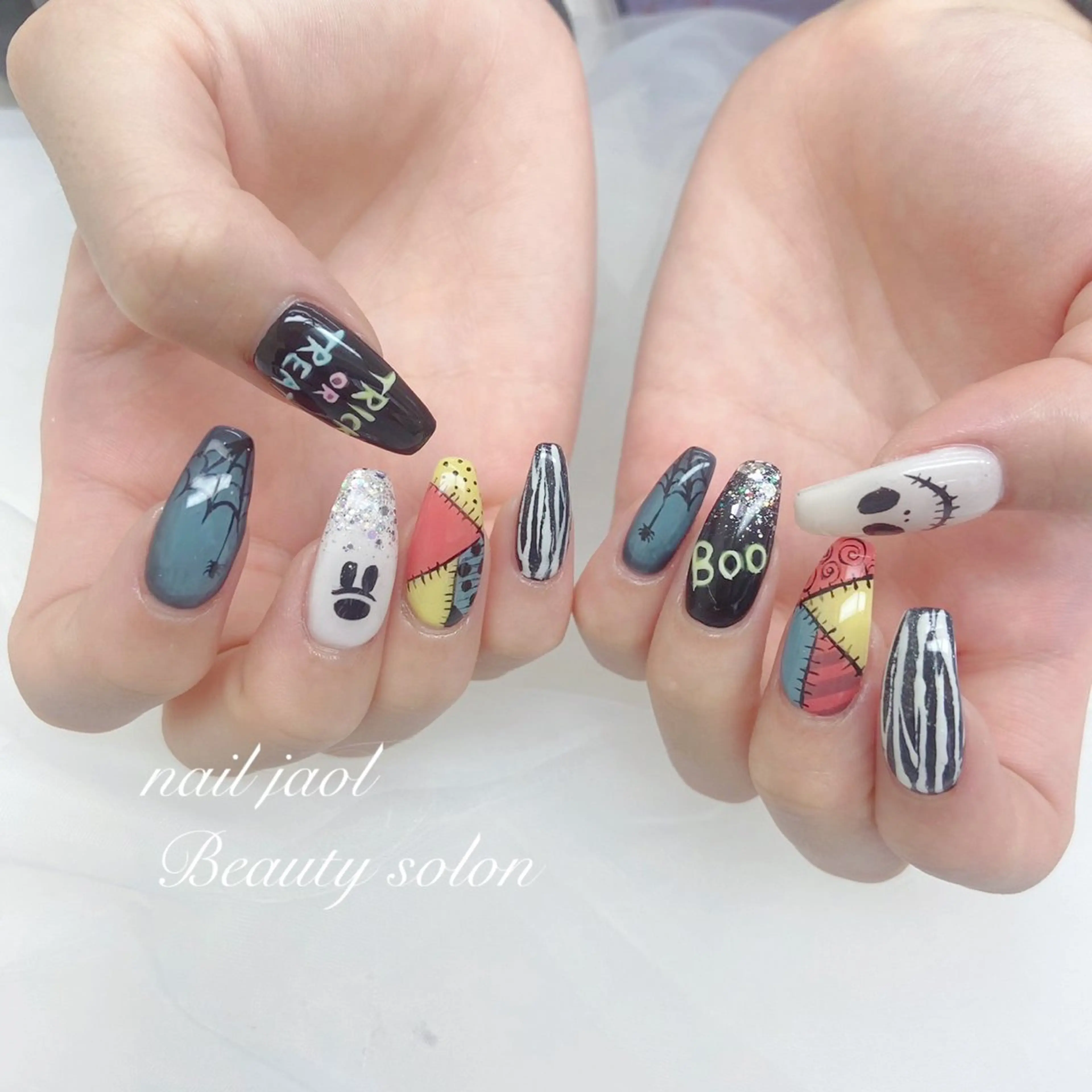 ロング ハロウィン nail jaol池袋店所属・ネイルJaol 池袋のネイルデザイン