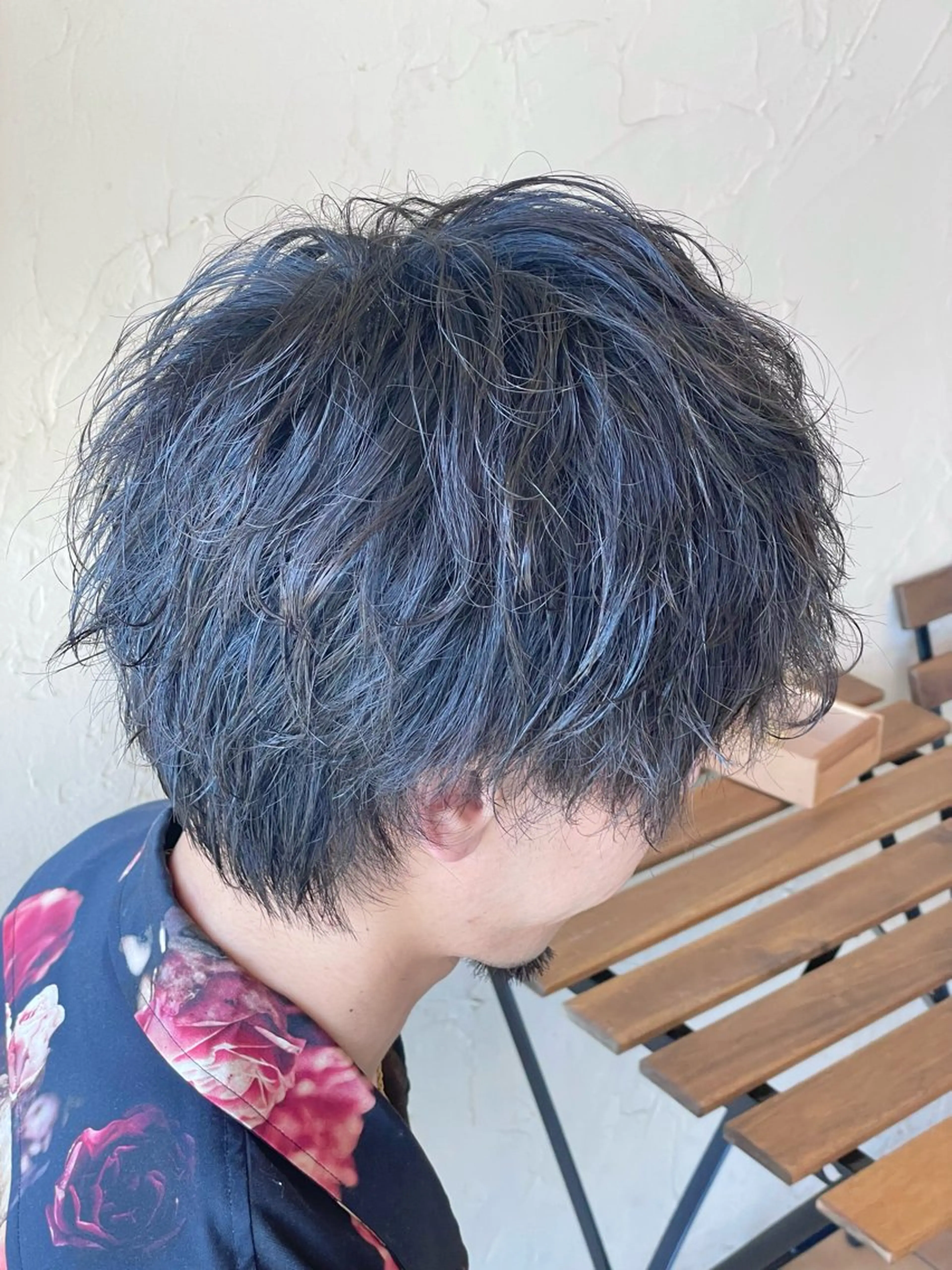 ショート メンズ メンズパーマ カット メンズ特化/パーマ指 名No.1/百瀬太郎のヘアスタイル