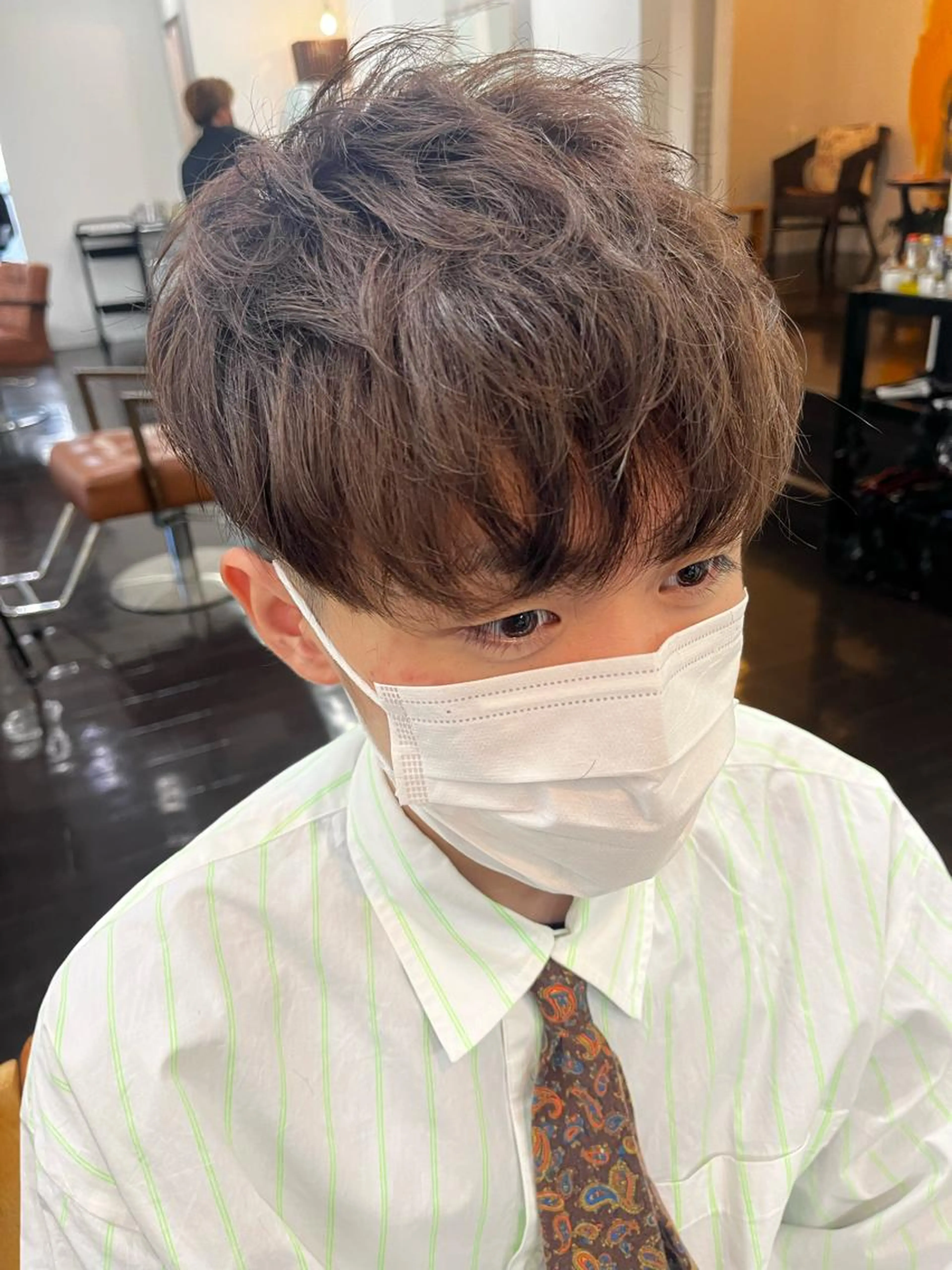 Minimoメンズメニューヘッドスパと眉カット込みの写真