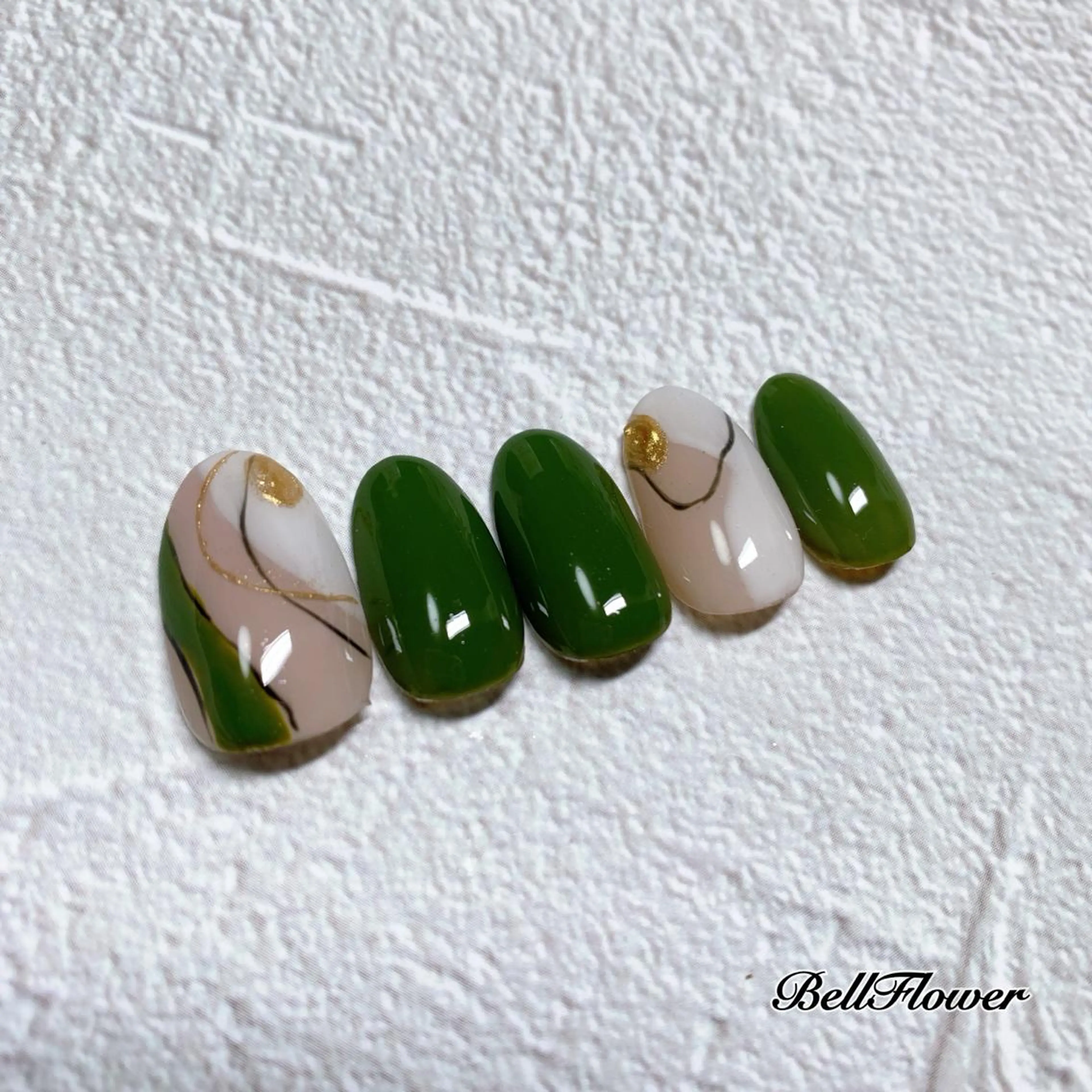 ネイル ハンドネイル Bell Flowerのネイルデザイン