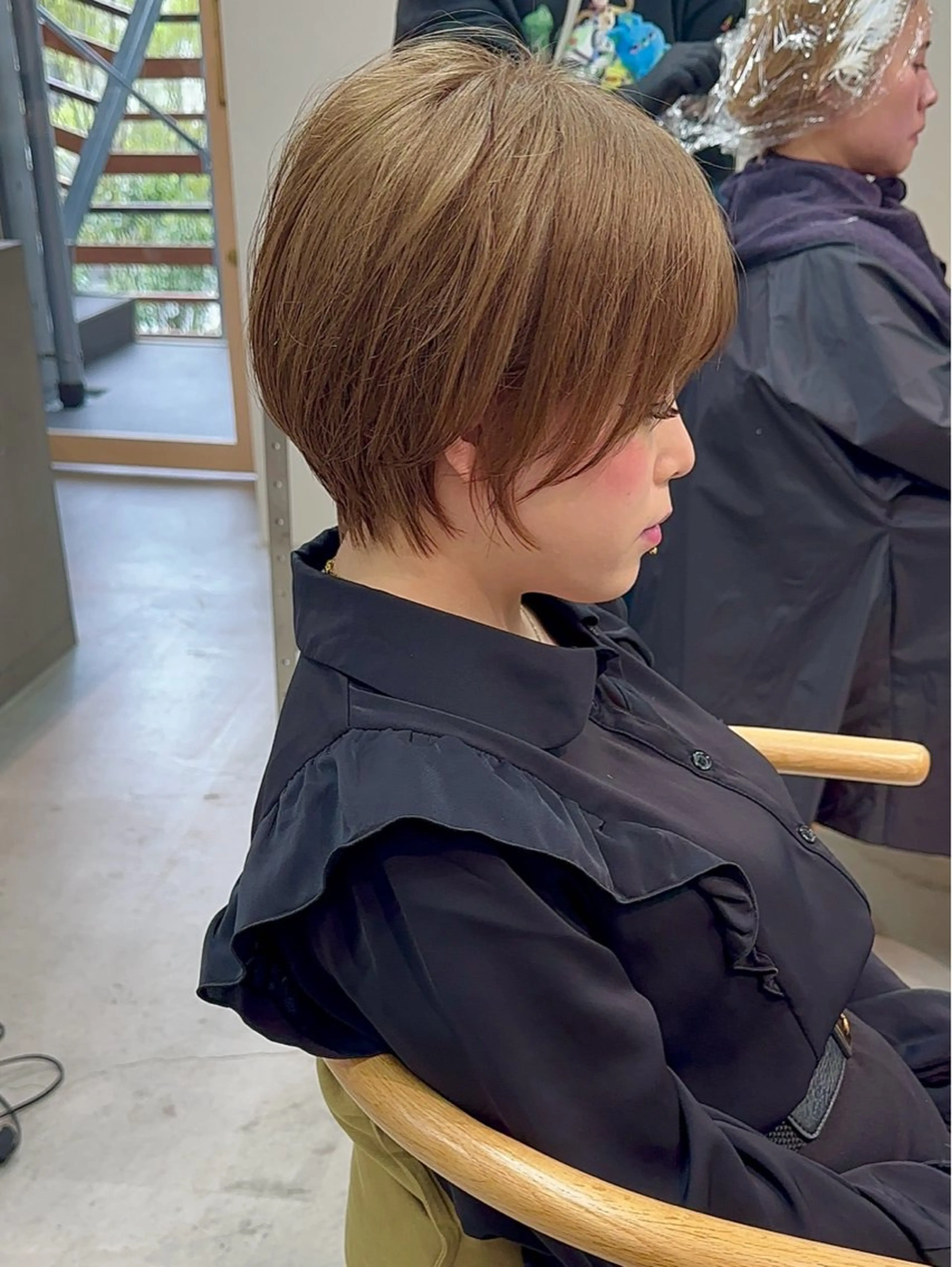 ショート カラー ハイトーンカラー mee.urawa所属・似合わせショート×透 明感/やじまたかしのヘアスタイル