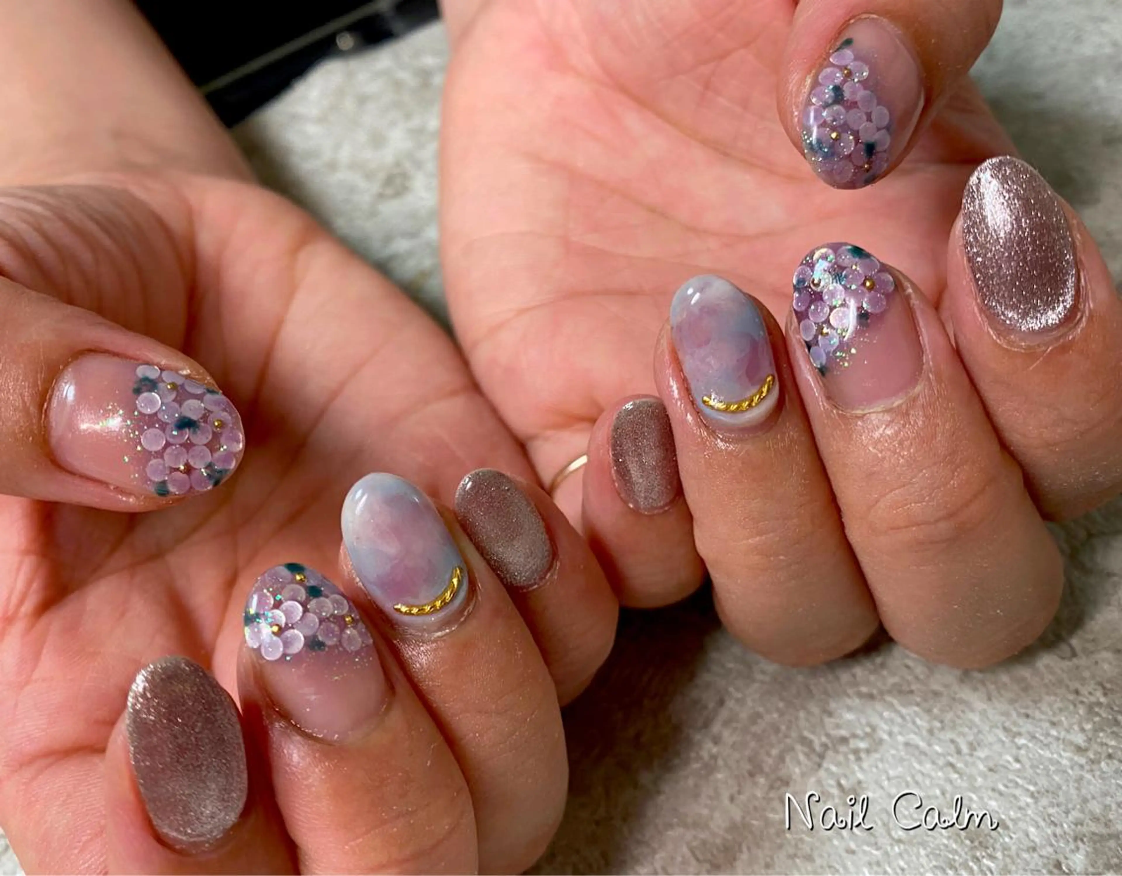 ネイル アートネイル ハンドネイル Nail Calm所属・プライベートサロン Calmのネイルデザイン