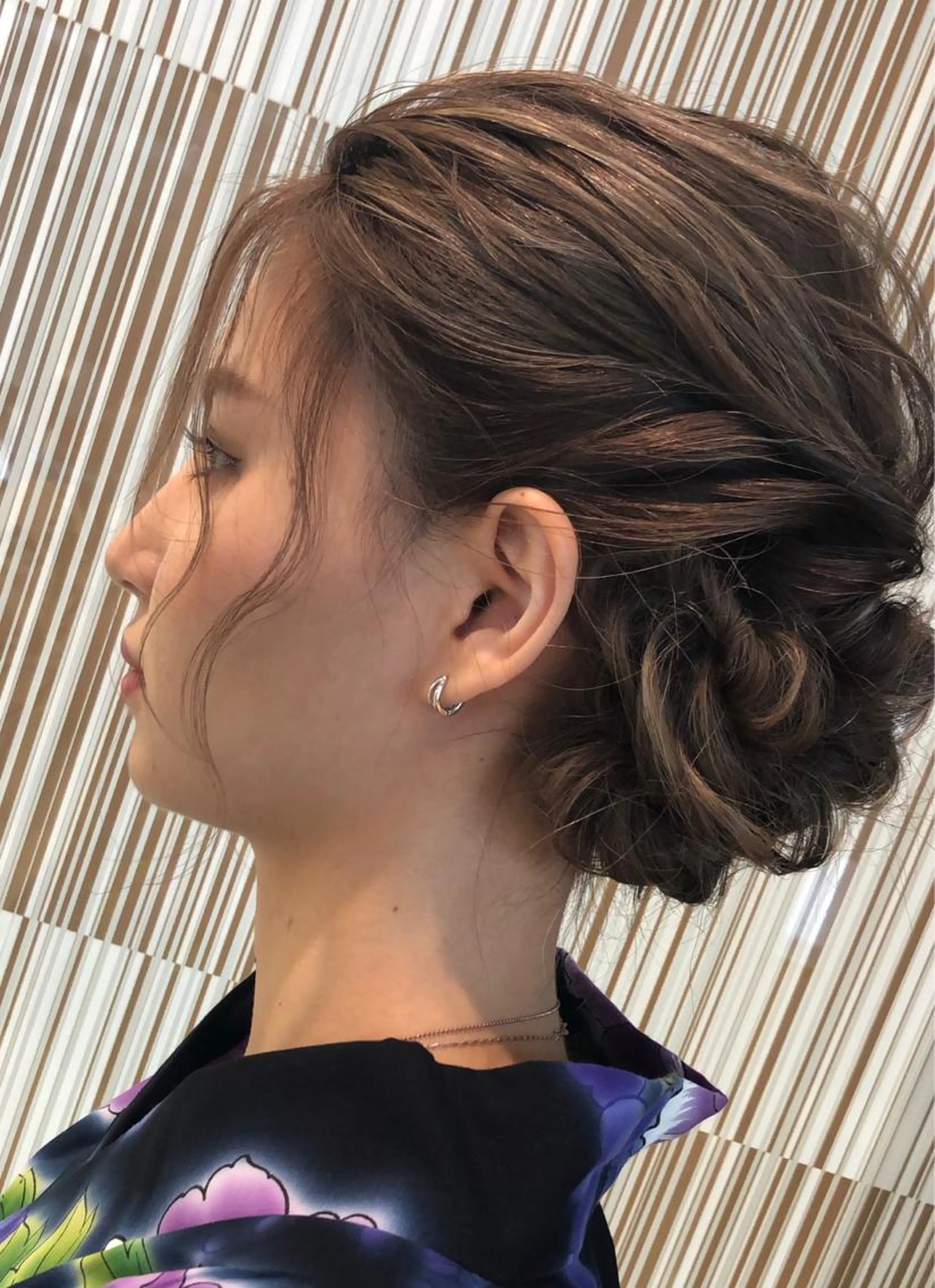 ヘアセット🌹結婚式や夏祭りで綺麗になれるようにセットさせていただきます🌻💜巻だけの場合は料金がお安くなります✨の写真