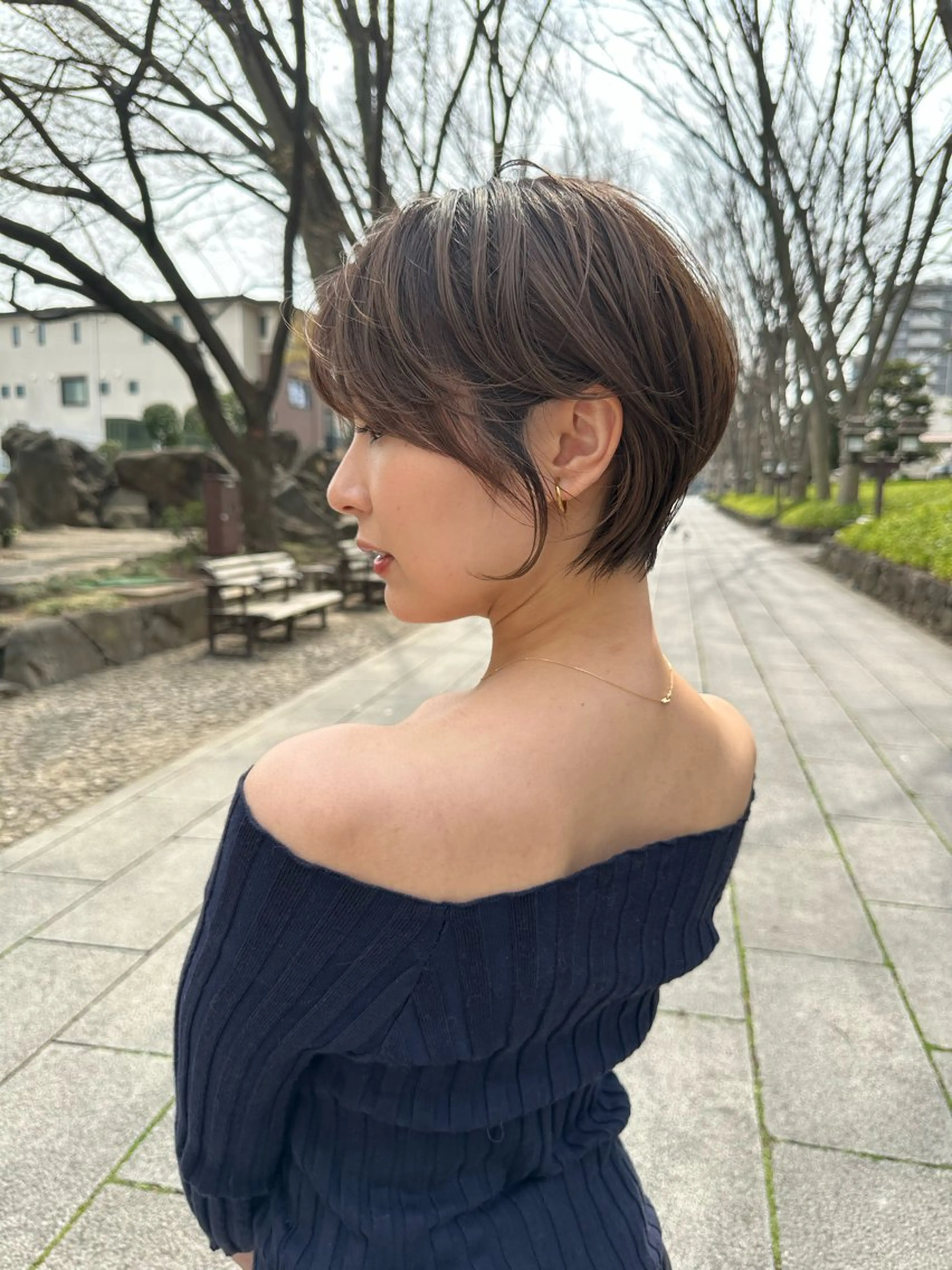 ショート ショートヘア カット ヘアカラー トリートメント ヘッドスパ 遠藤大雅 ショート /ボブ/髪質改善のヘアスタイル