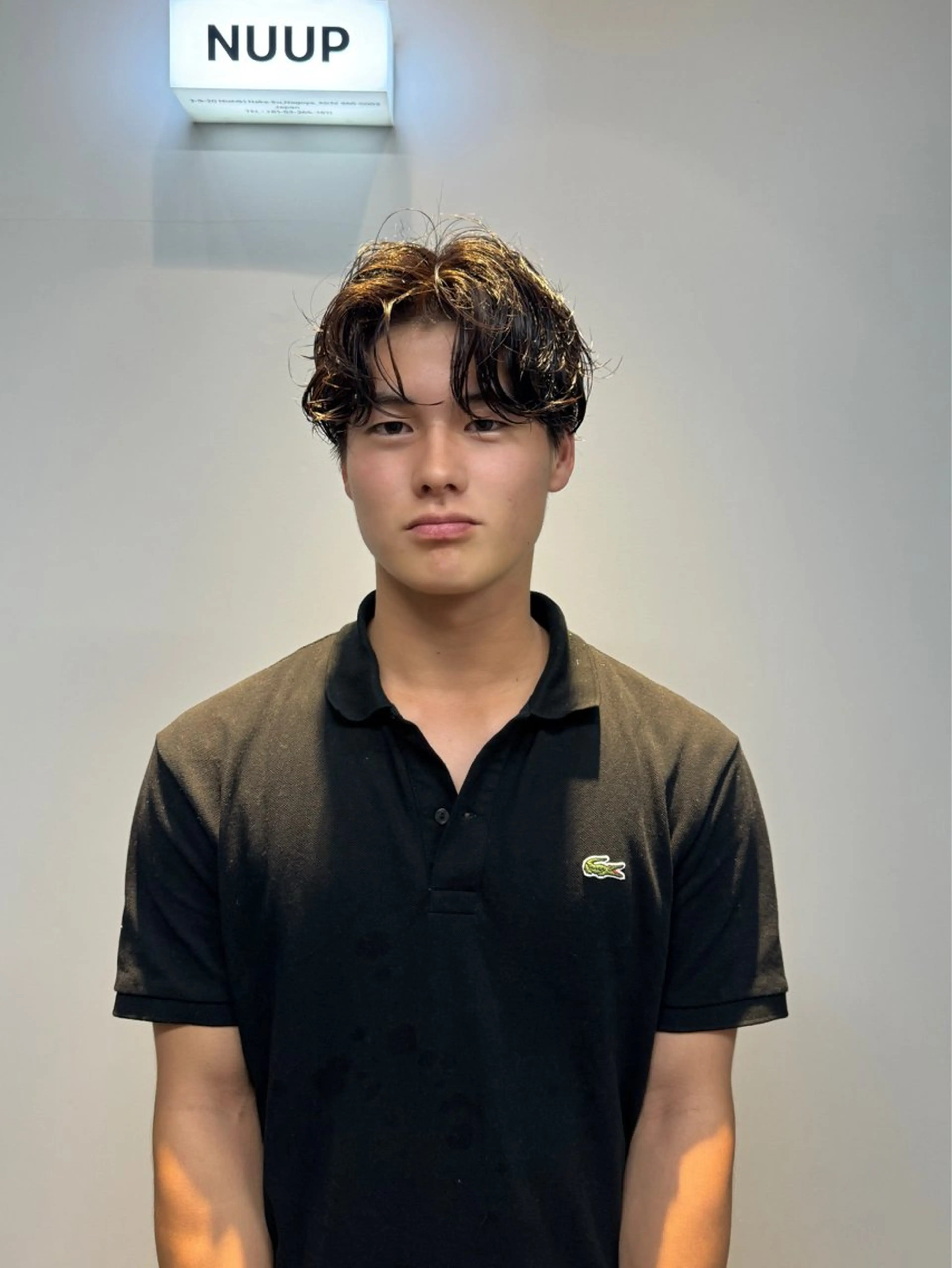 ショート パーマ メンズ カット パーマ natsu/韓国ヘア /ニュアンスパーマのヘアスタイル