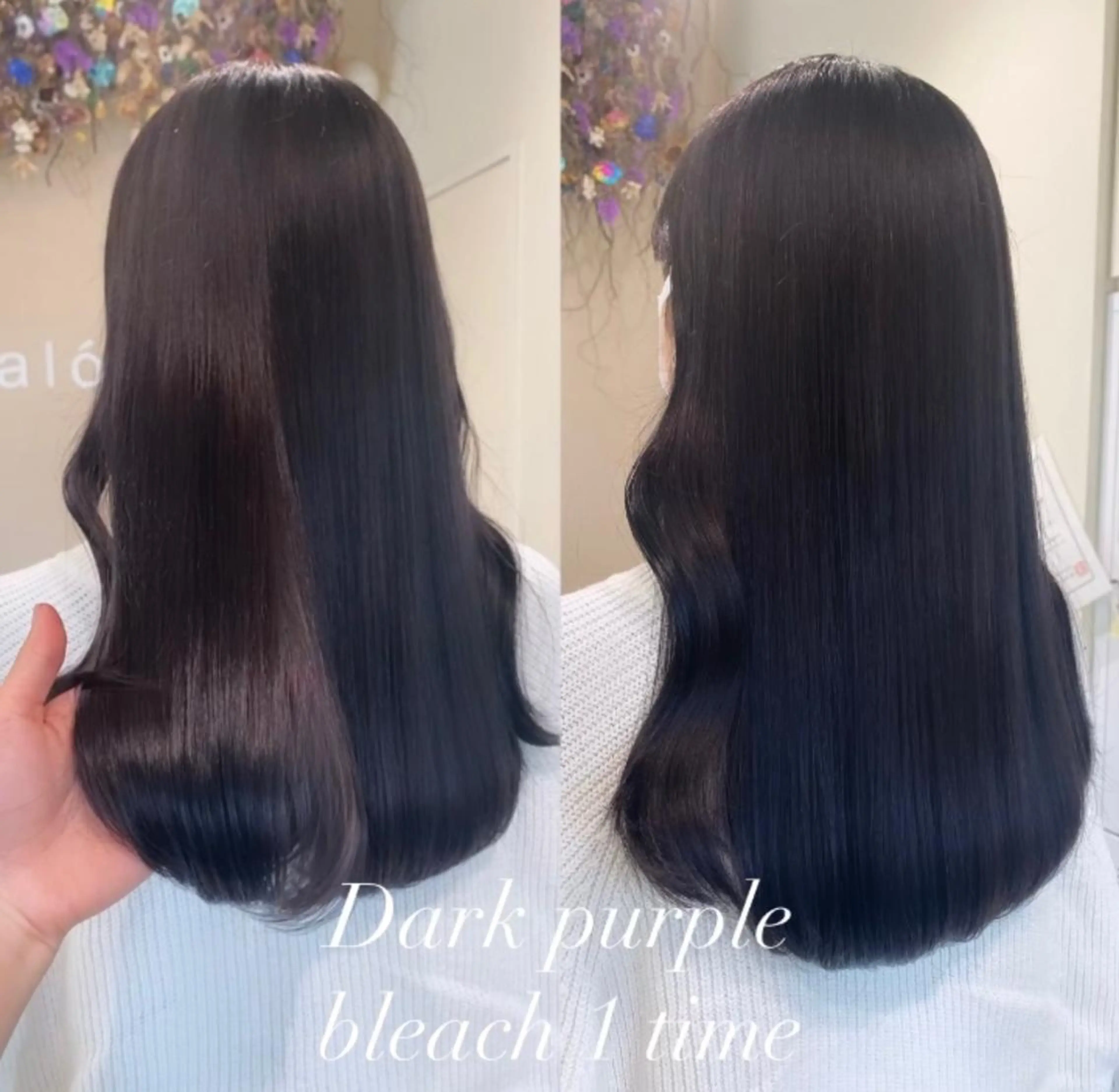 セミロング カラー 透明感カラー ブリーチなしWカラー 🎀韓国ヘア/amiのヘアスタイル