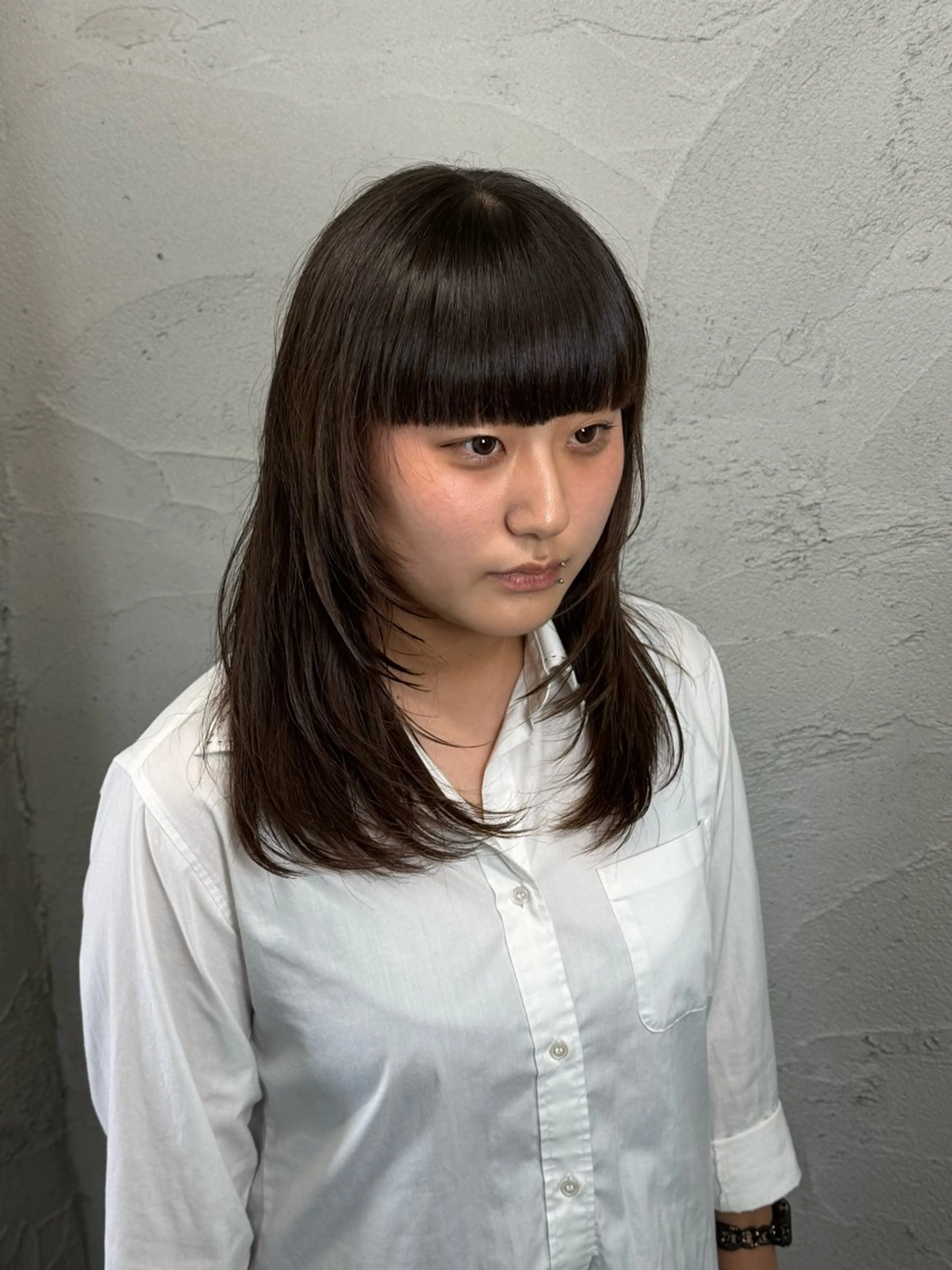 ロング レイヤーカット カット 柏ハイトーン特化🌈 だいちのヘアスタイル