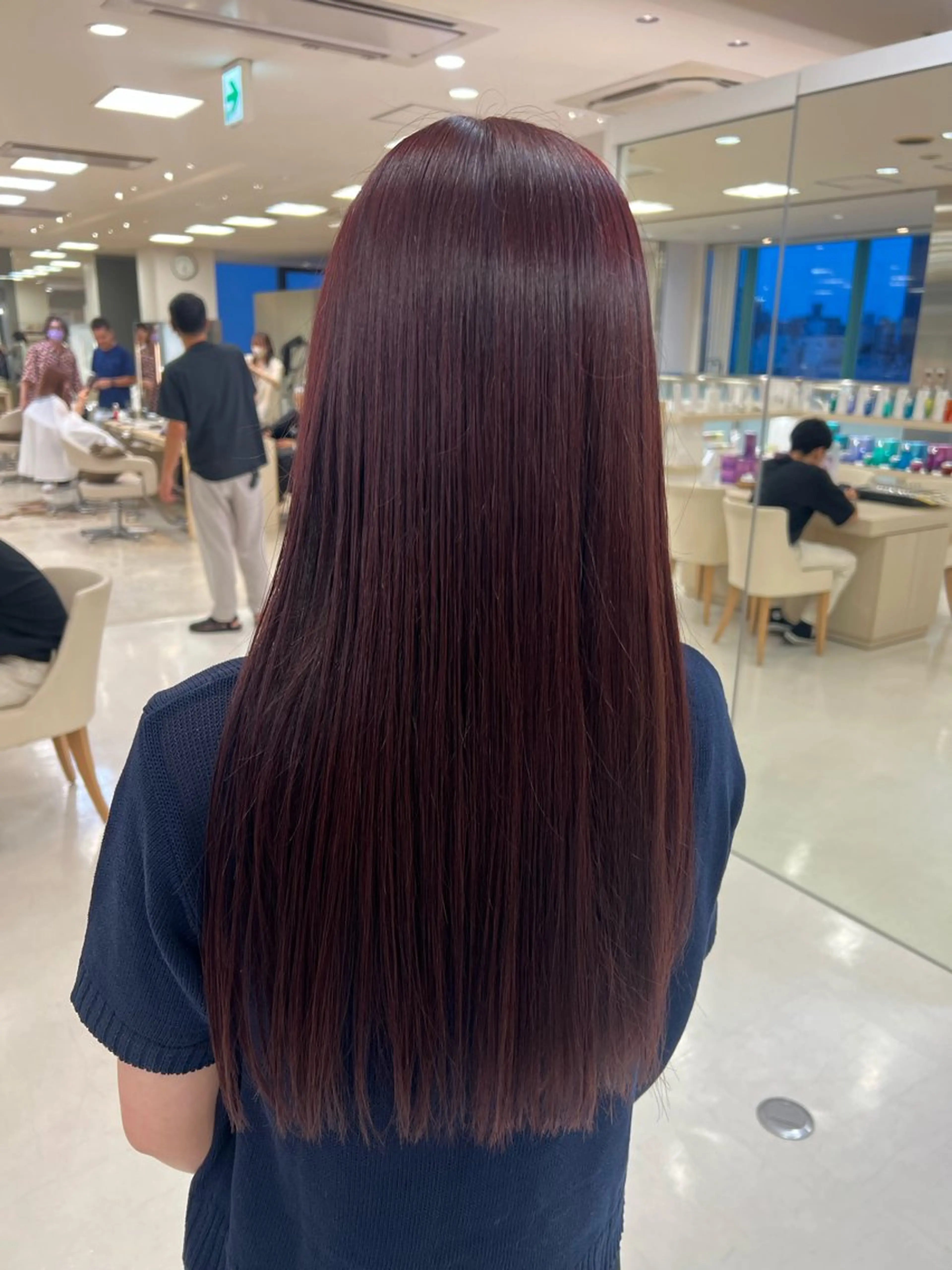 ロング カラー 暖色カラー🍒 ゆの𝜗𝜚˚⋆のヘアスタイル