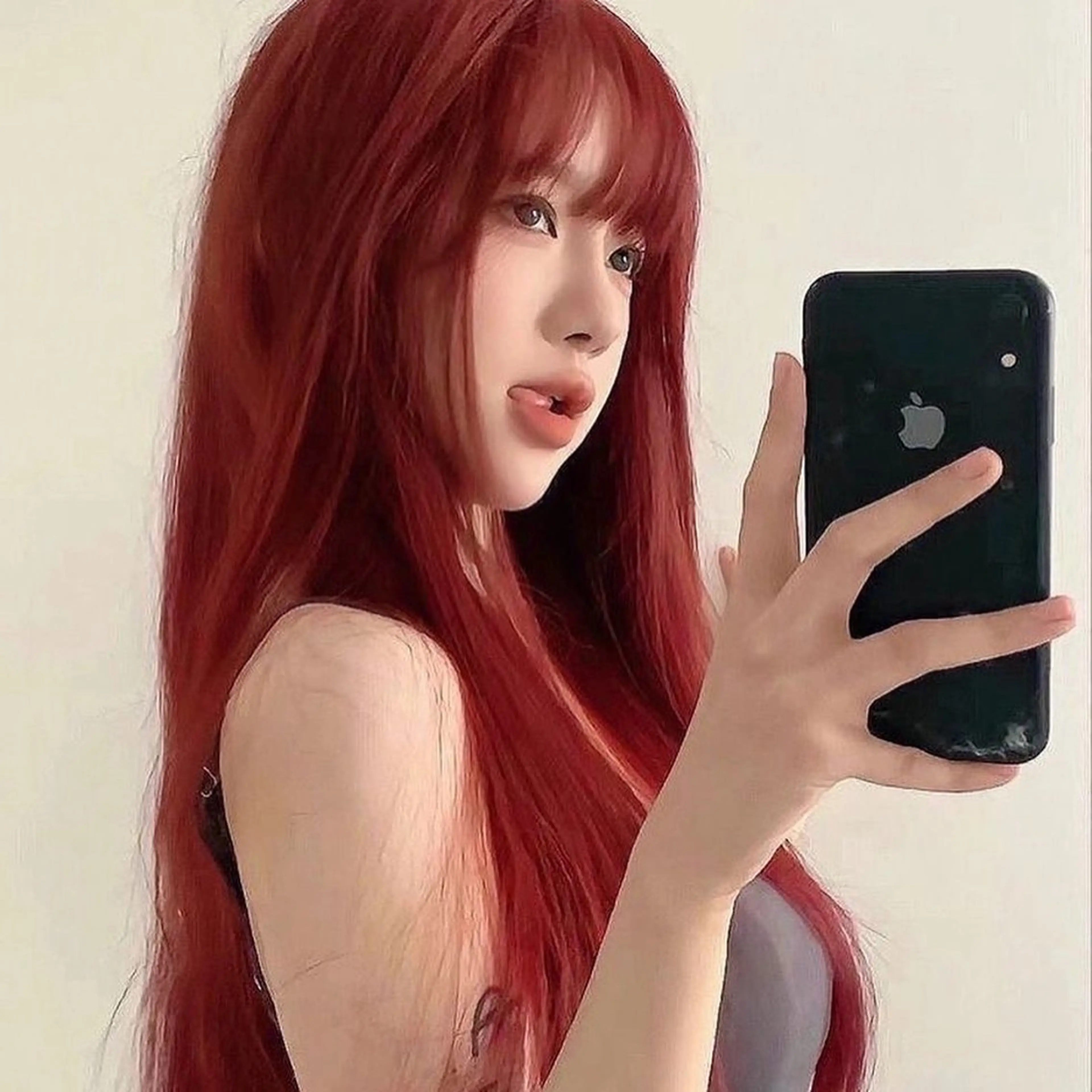 🤍🍒【1日3名様限定】韓国風透明感カラー+カット+オリジナルトリートメント+炭酸sp+コテ巻き仕上げ🍒🤍の写真