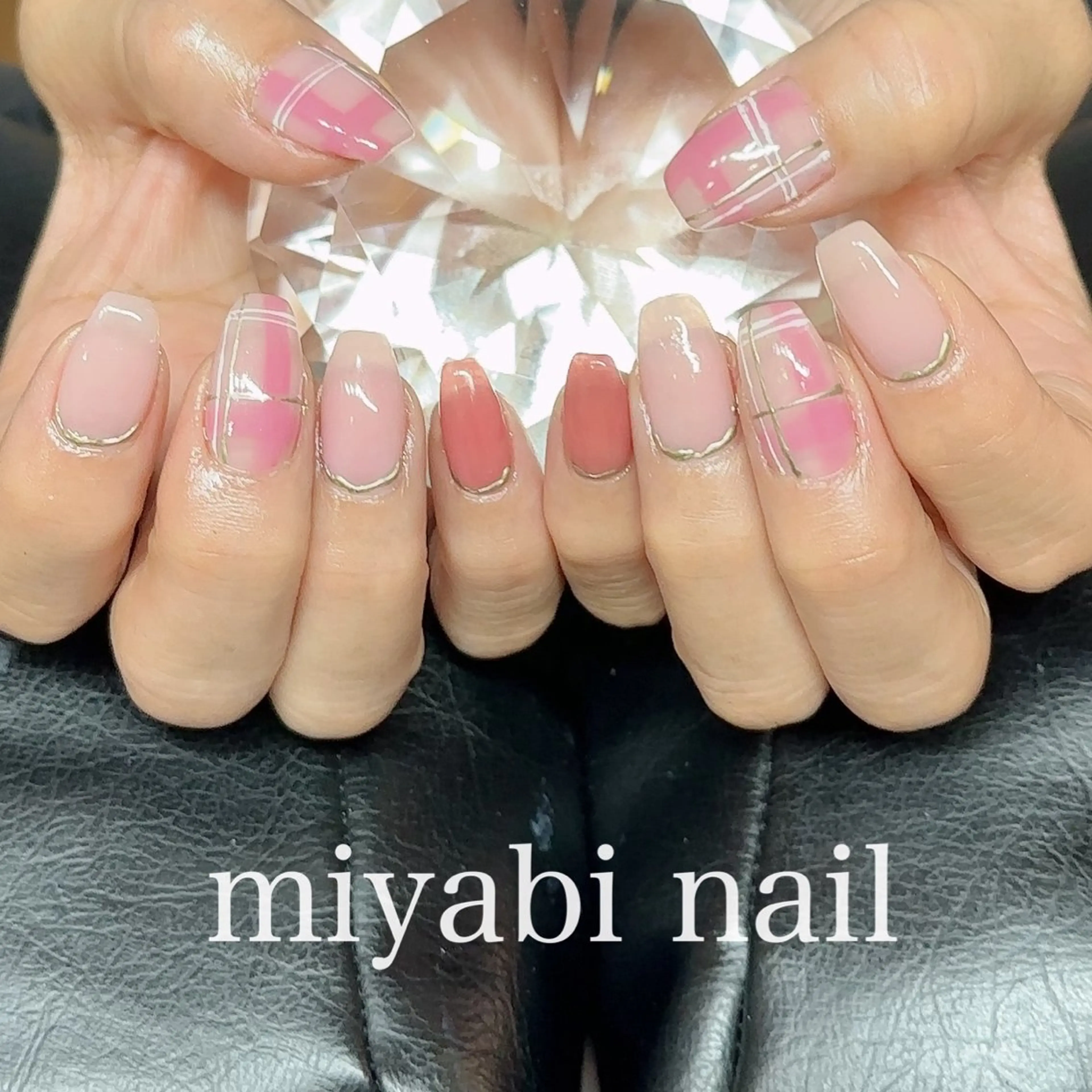 ネイル アートネイル ジェルネイル 持ち込み ハンドネイル miyabi nail 桂川駅近くのネイルデザイン