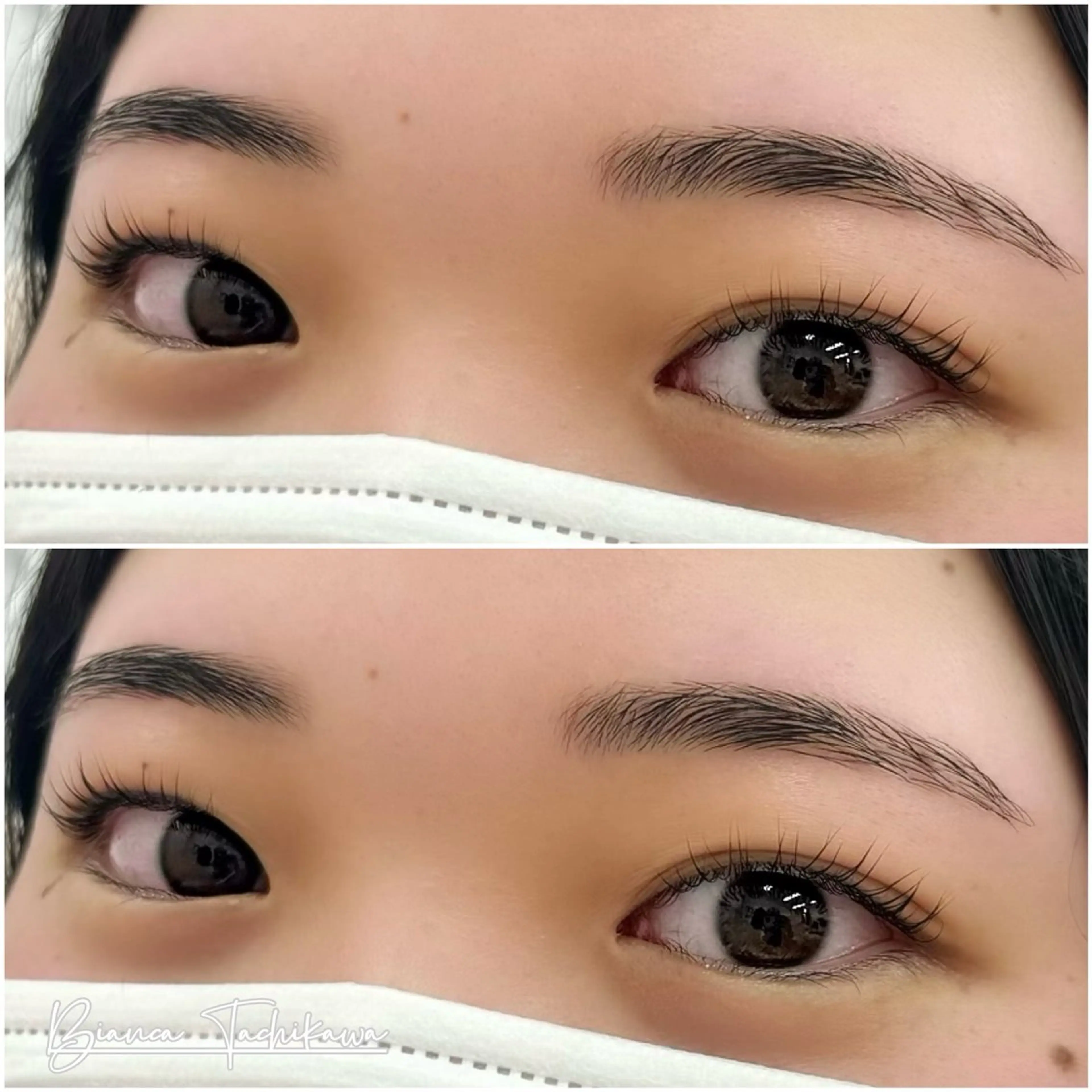 アイブロウ 眉毛ワックス脱毛 マツパ Bianca立川店 川村のマツエク・マツパデザイン