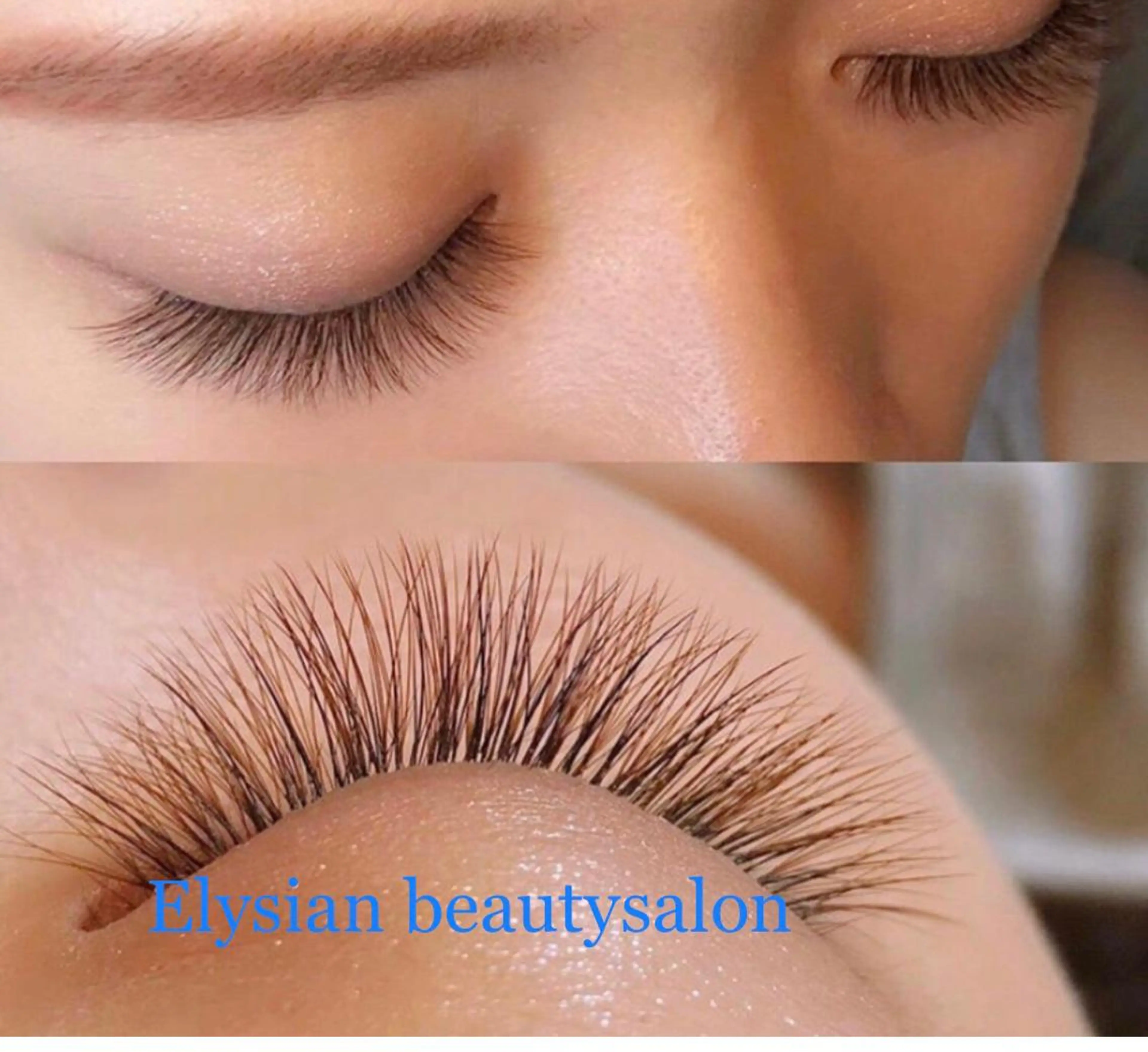 マツエク・マツパ カラーマツエク フラットラッシュ Elysian マツエクサロンのマツエク・マツパデザイン