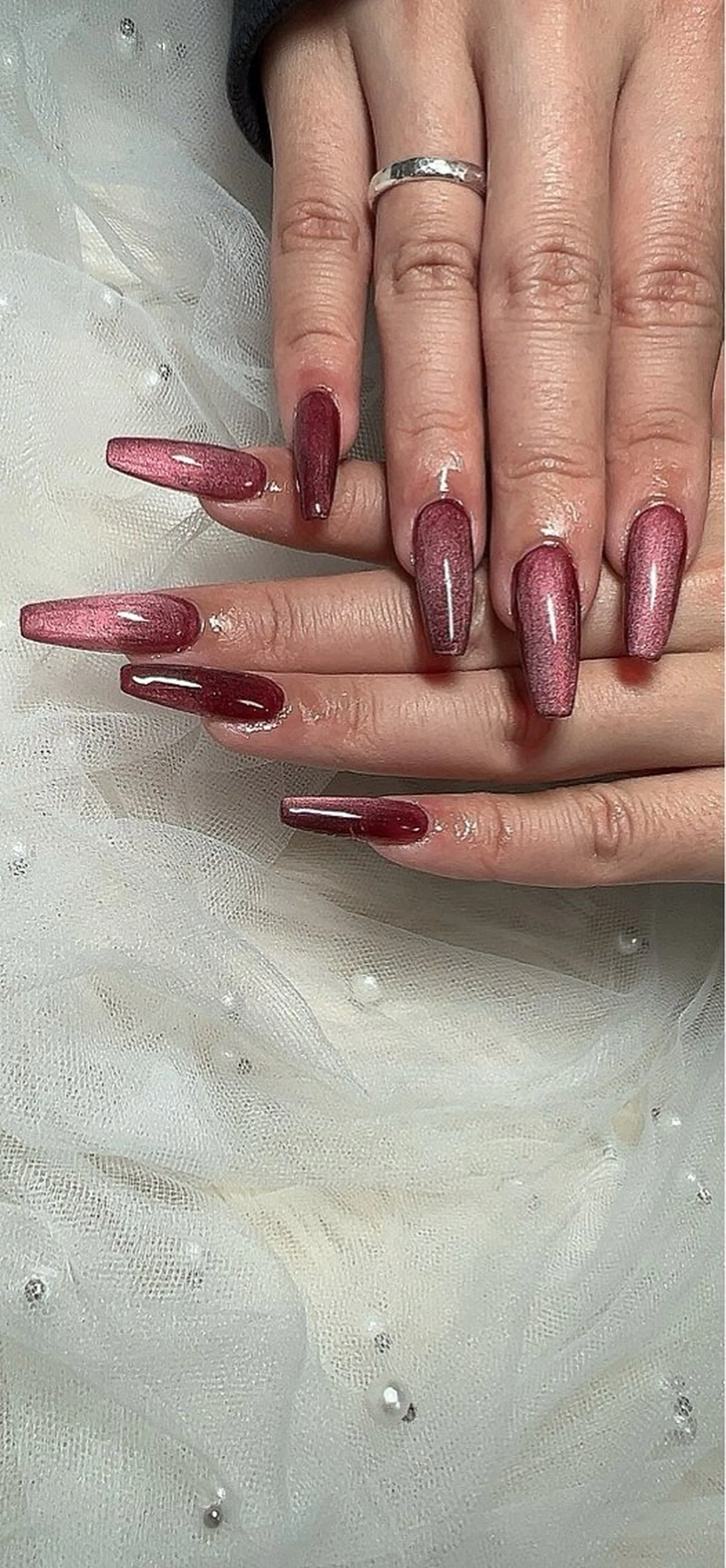 ネイル マグネットネイル ハンドネイル Ruana Nailのネイルデザイン