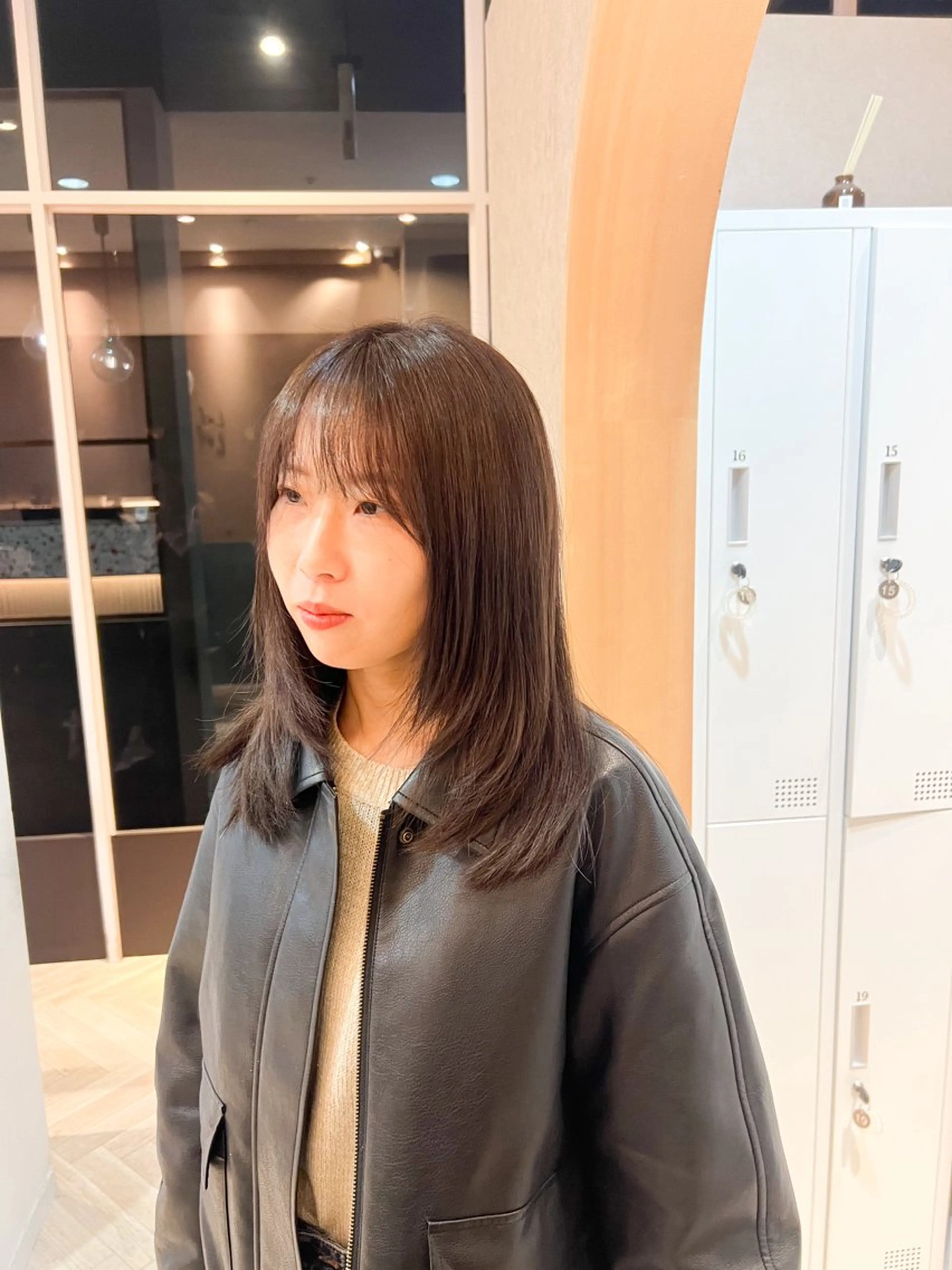 ロング カラー ベージュカラー ブラウンカラー 透明感カラー ヘアカラー トリートメント 艶カラー/透明感 /ヒグチアオイのヘアスタイル