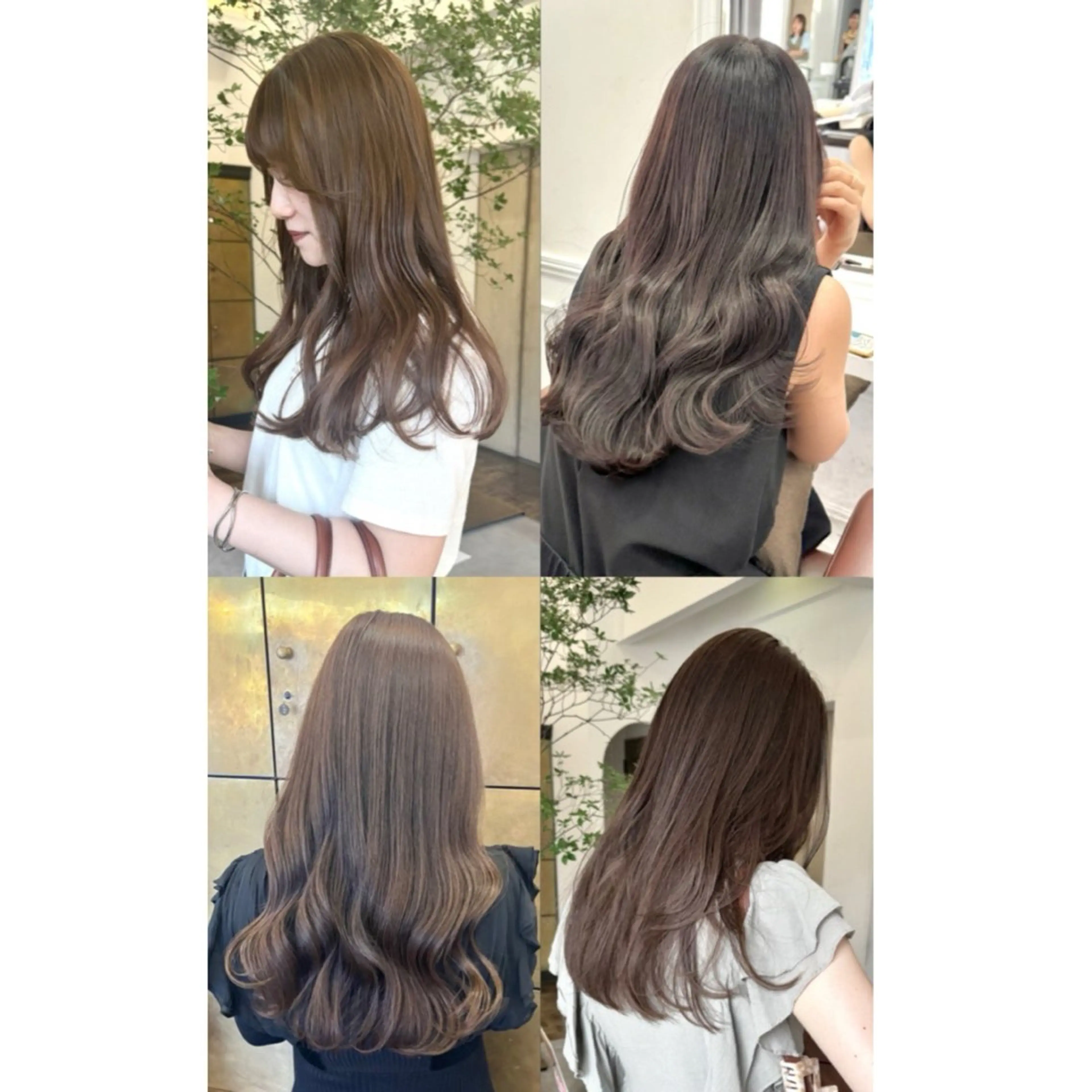カット+透明感カラー+1weekトリートメントの写真