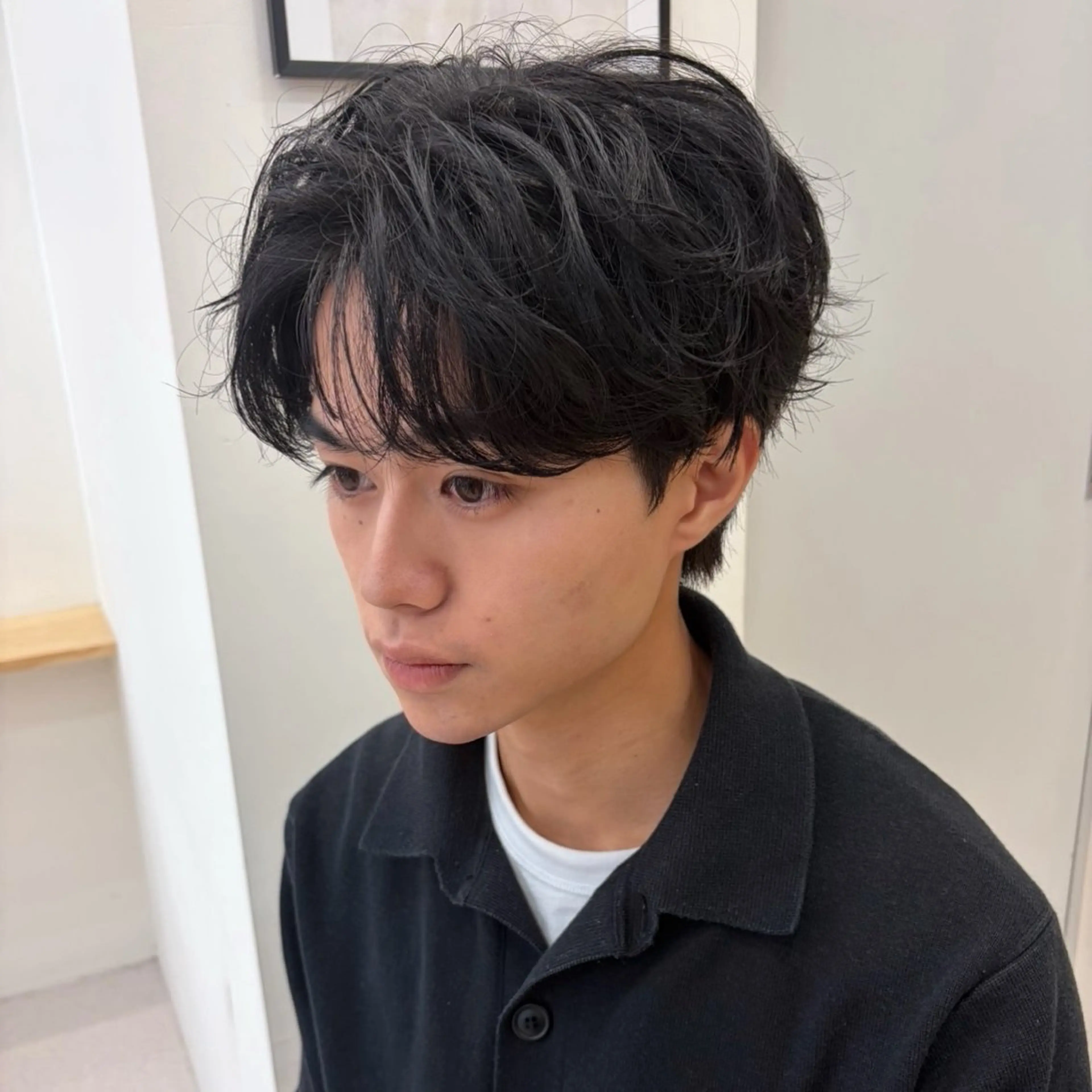 ショート メンズ メンズパーマ カット hana ・メンズ特化のヘアスタイル