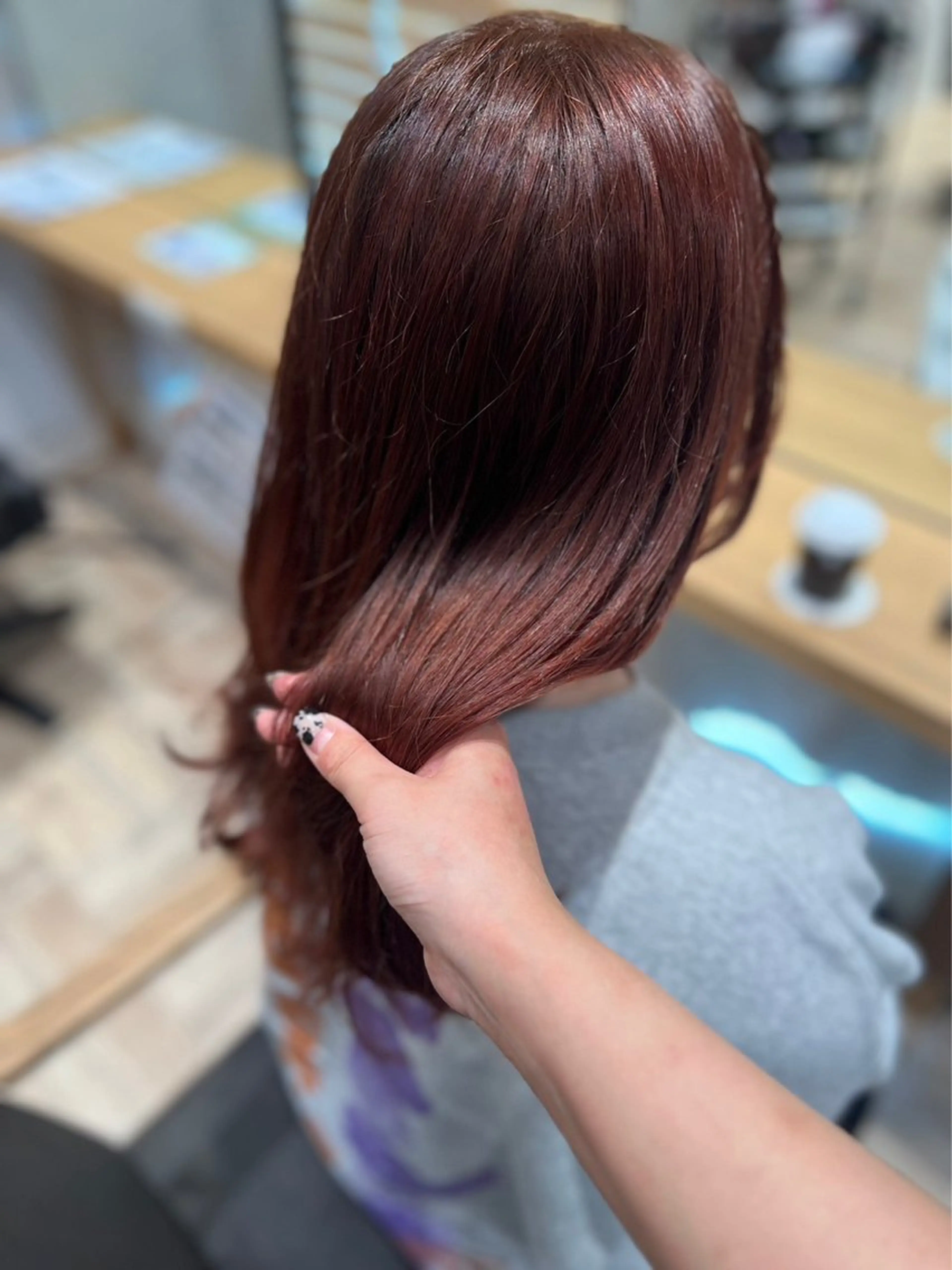 セミロング カット ヘアカラー AVANCE.西宮北口所属・AVANCE. 古川楓のヘアスタイル