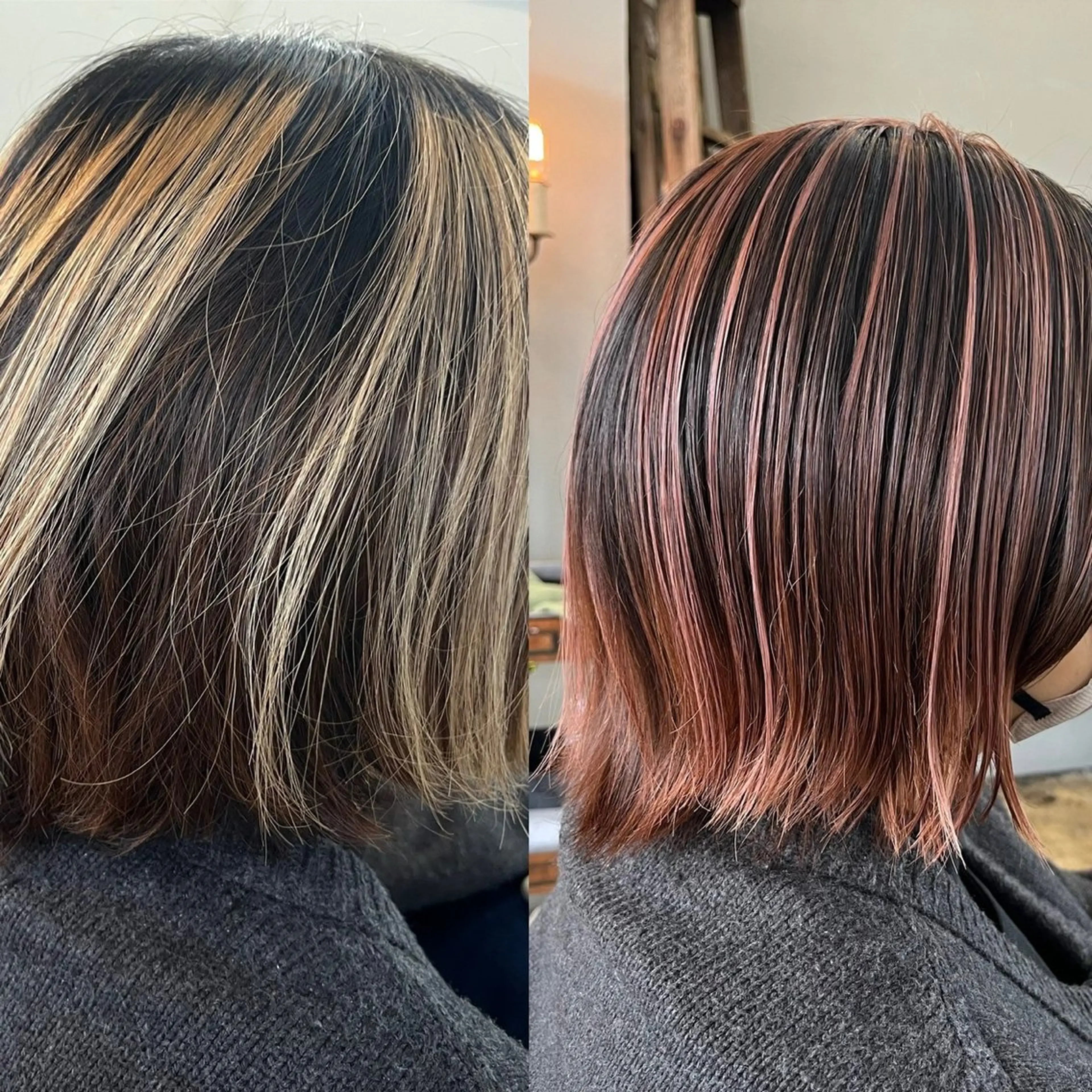 ミディアム 平良 那生のヘアスタイル