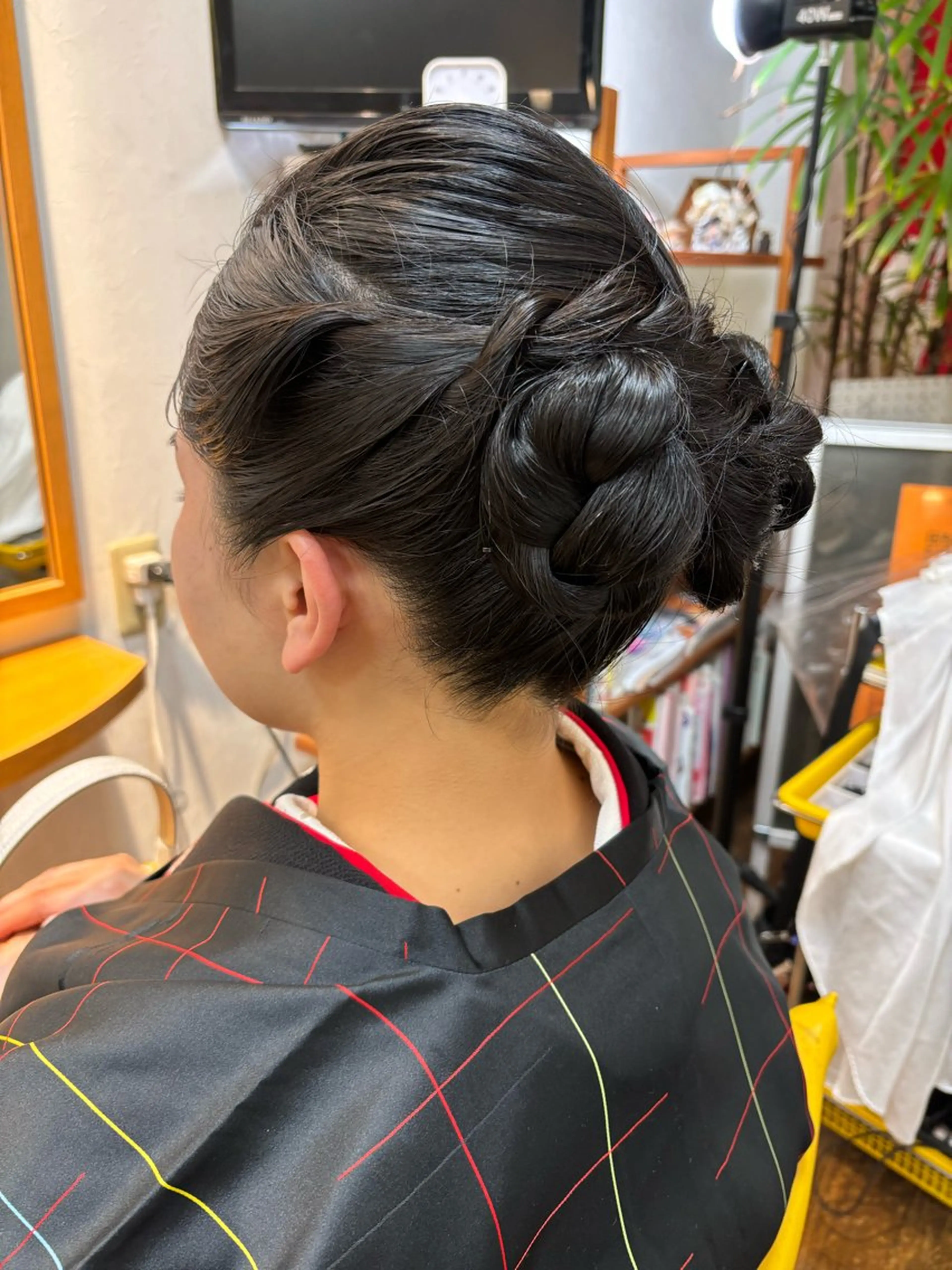 ヘアアレンジ 着物ヘア ブロッサム所属・ヘアメイク・着付特化 はやしの眉毛・アイブロウイメージ