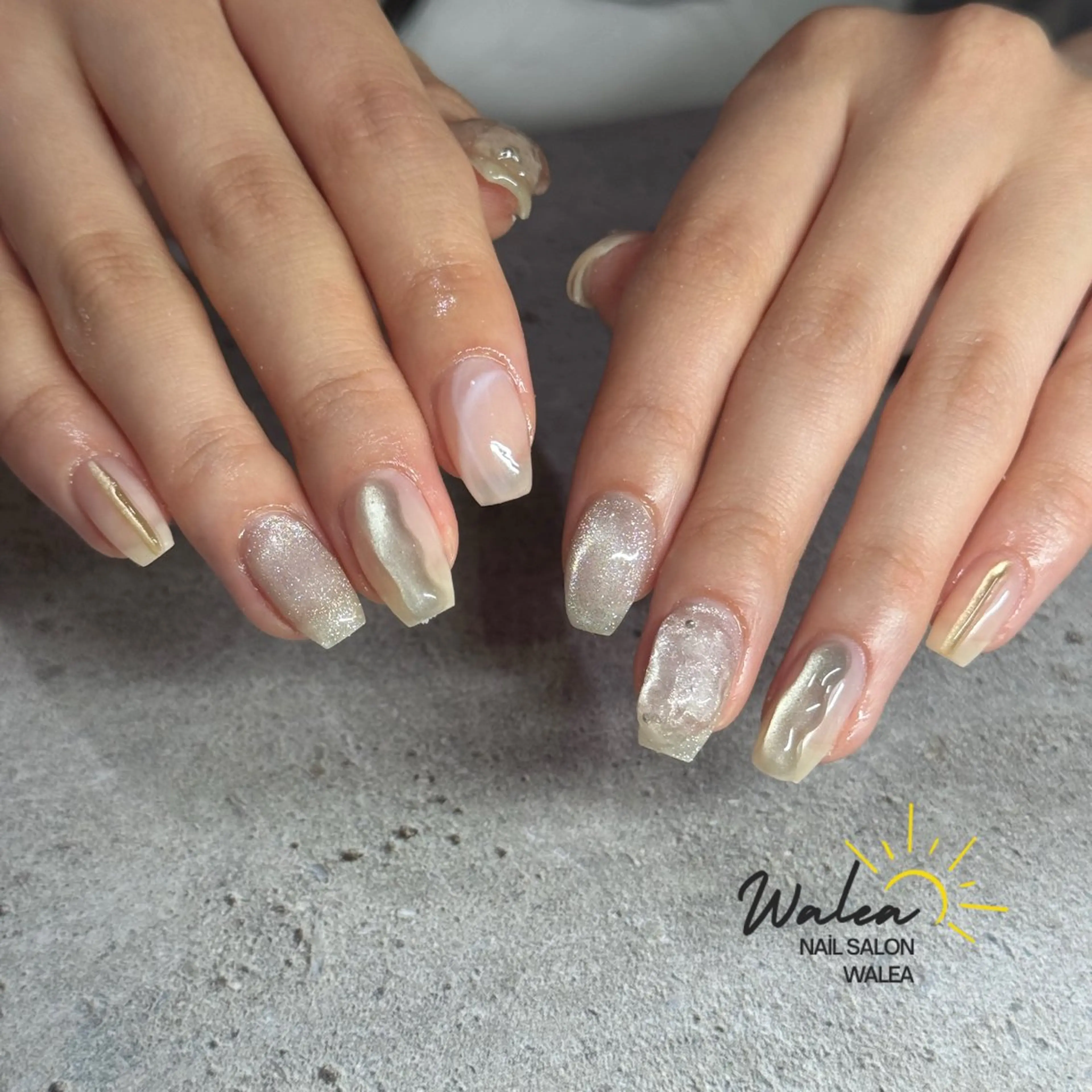 ネイル ハンドネイル nail salon waleaのネイルデザイン