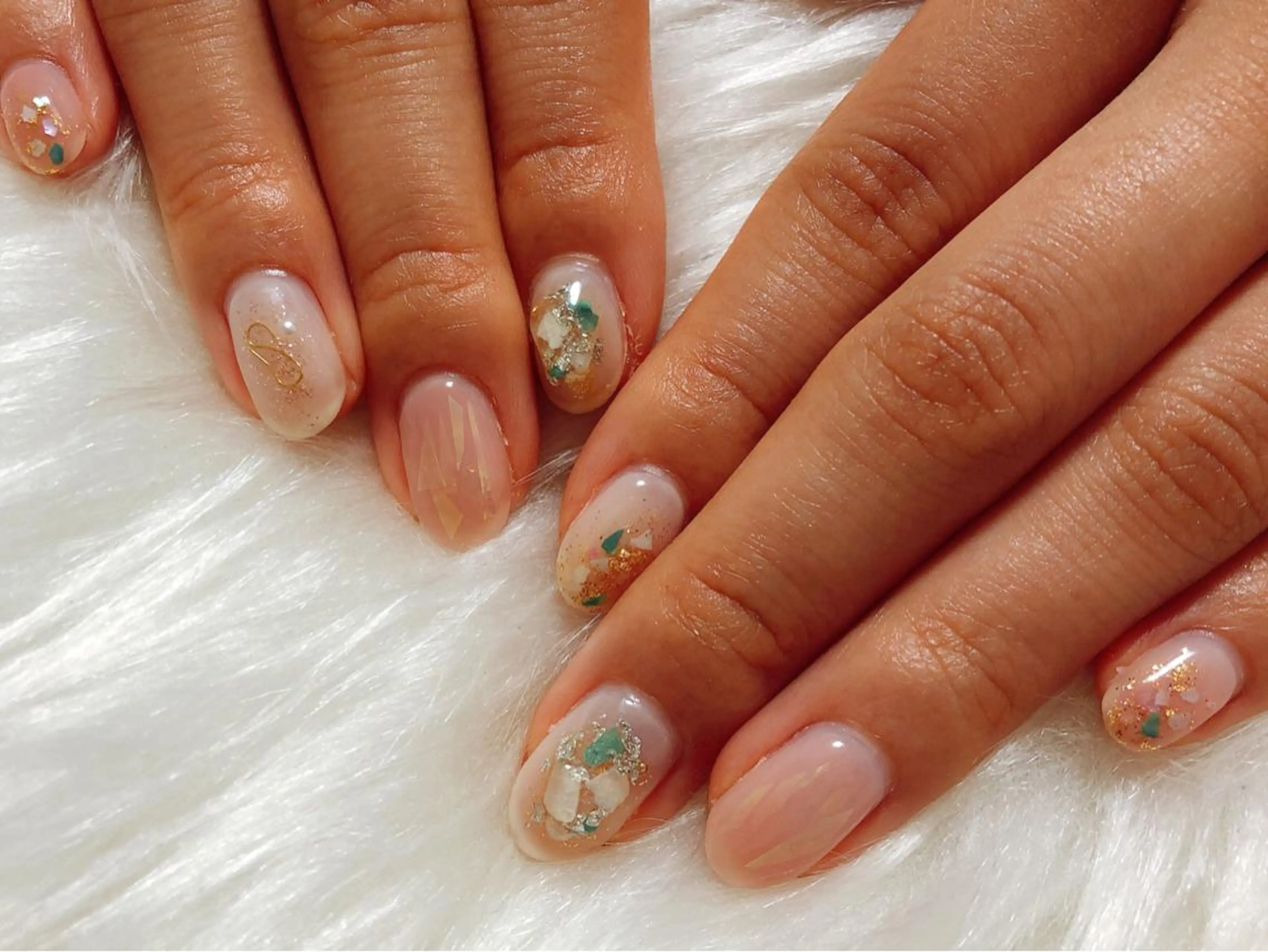 ネイル ニュアンスネイル kiki nail 二子玉川のネイルデザイン