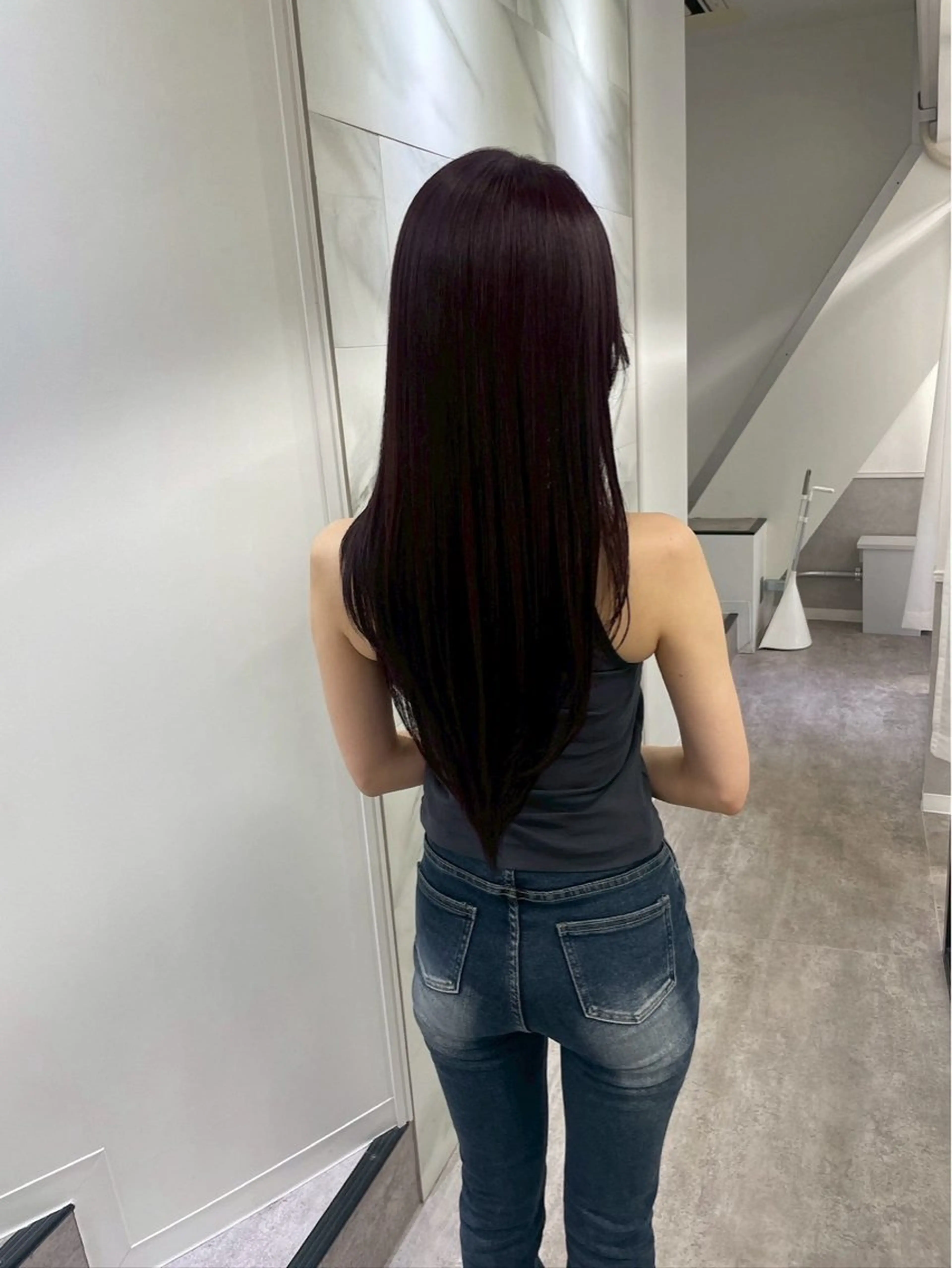 ロング ヘアカラー トリートメント soigné 表参道【ソワネ】所属・🖱️透明感カラー ×髪質改善Rikyuのヘアスタイル