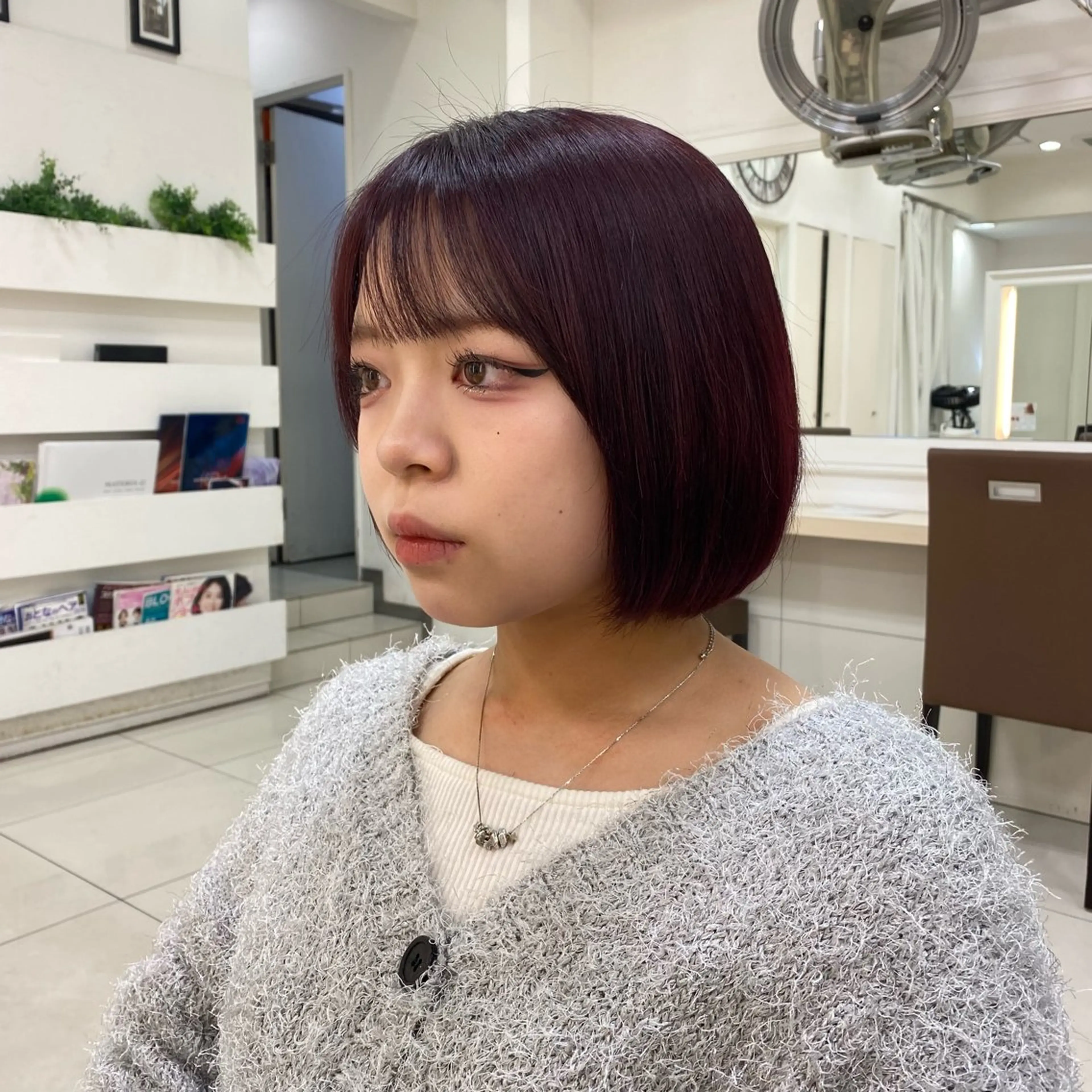 前髪縮毛矯正＋メンテナンストリートメント💫の写真