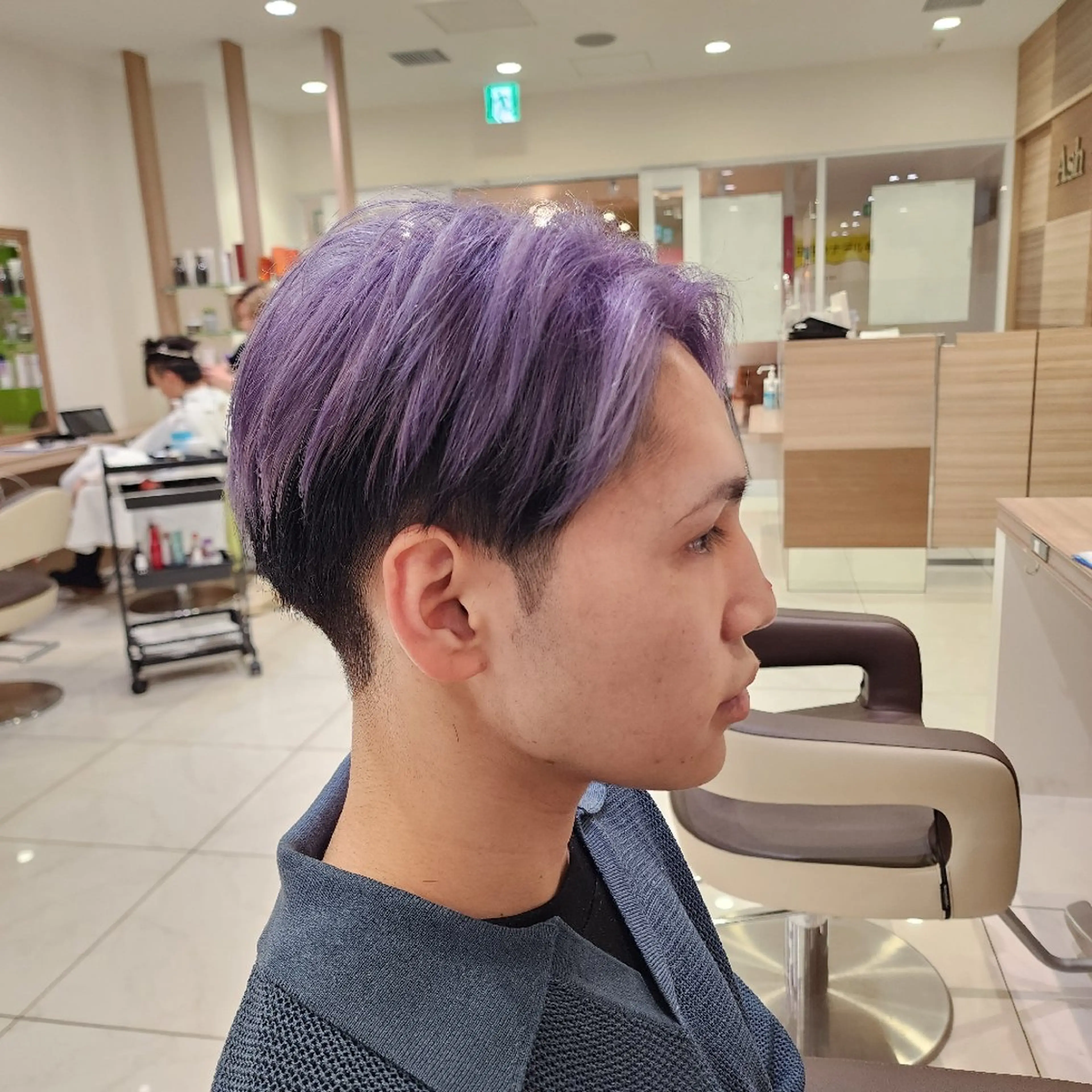 ショート アッシュ 髪質改善 中村 和貴のヘアスタイル