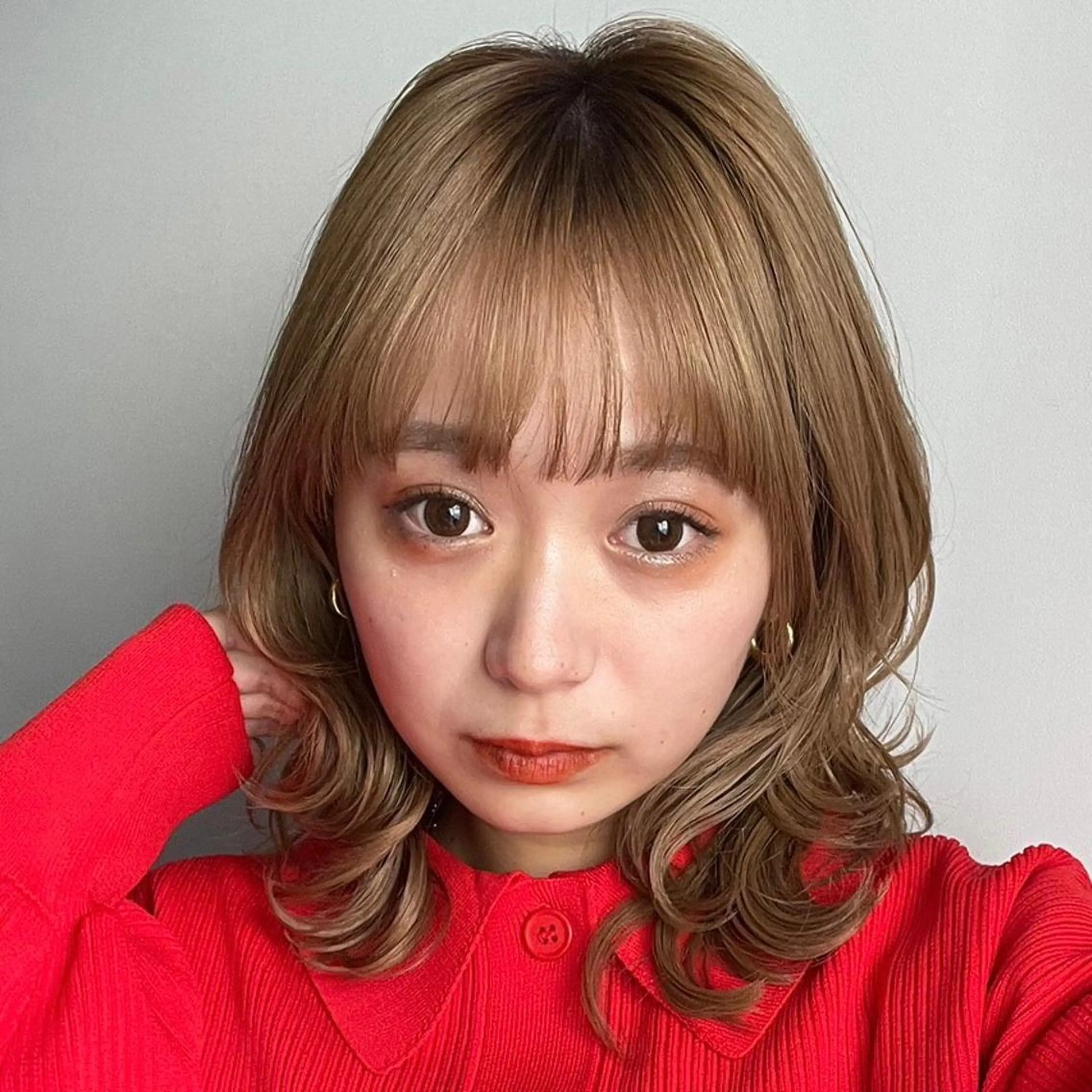 ミディアム カット ヘアカラー プチプラサロン LEM長町/三浦翔のヘアスタイル
