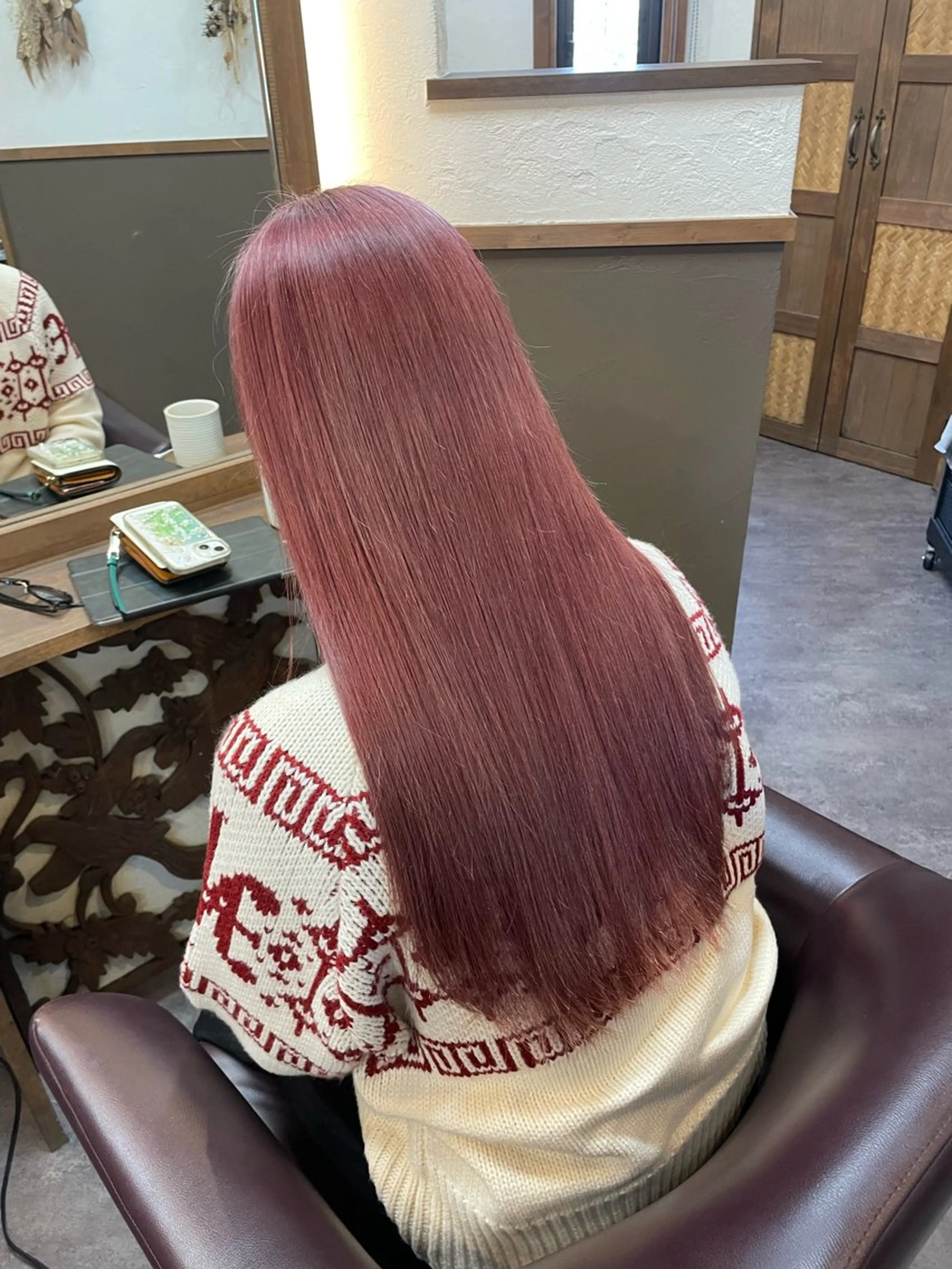 ロング カラー ベージュカラー ピンクカラー ピンクベージュ CoCo by JILL所属・moe🥣ﾚﾃﾞｨｰ ｽ特化/透明感ｶﾗｰのヘアスタイル