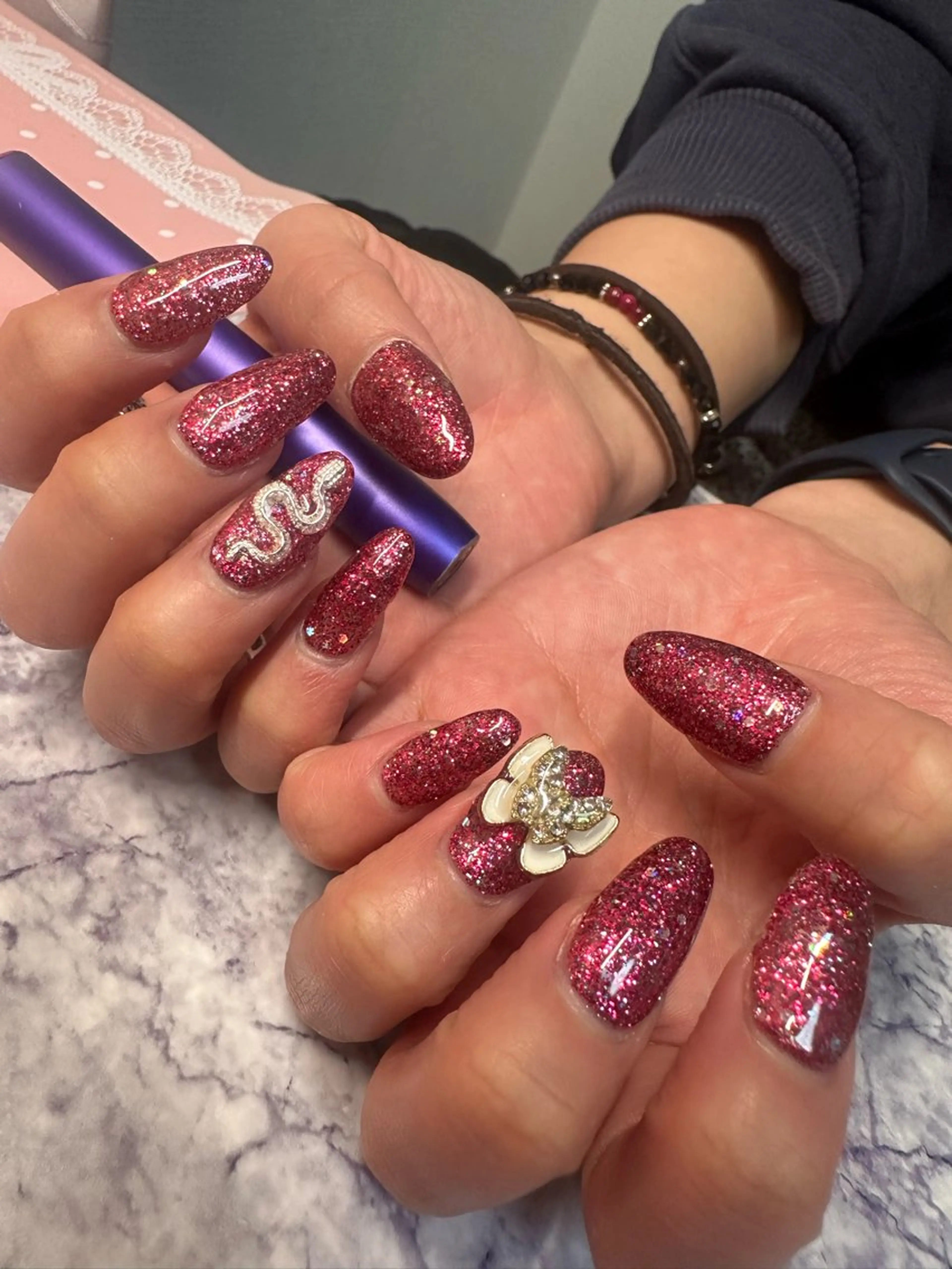 ネイル ハンドネイル Pretzels🥨 【プレッツェル】ミウのネイルデザイン