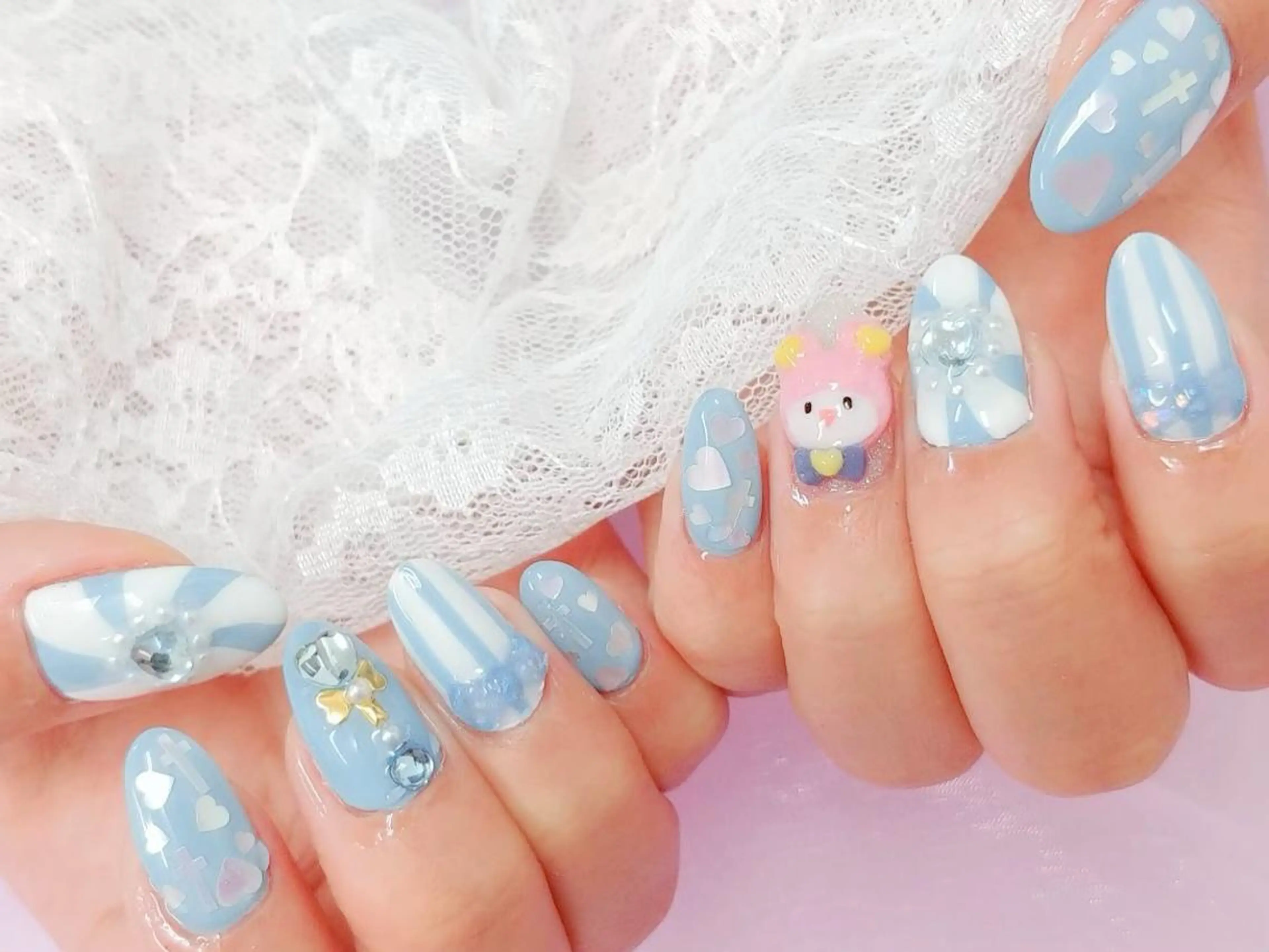 ネイル 持ち込み ハンドネイル Nail lieNのネイルデザイン
