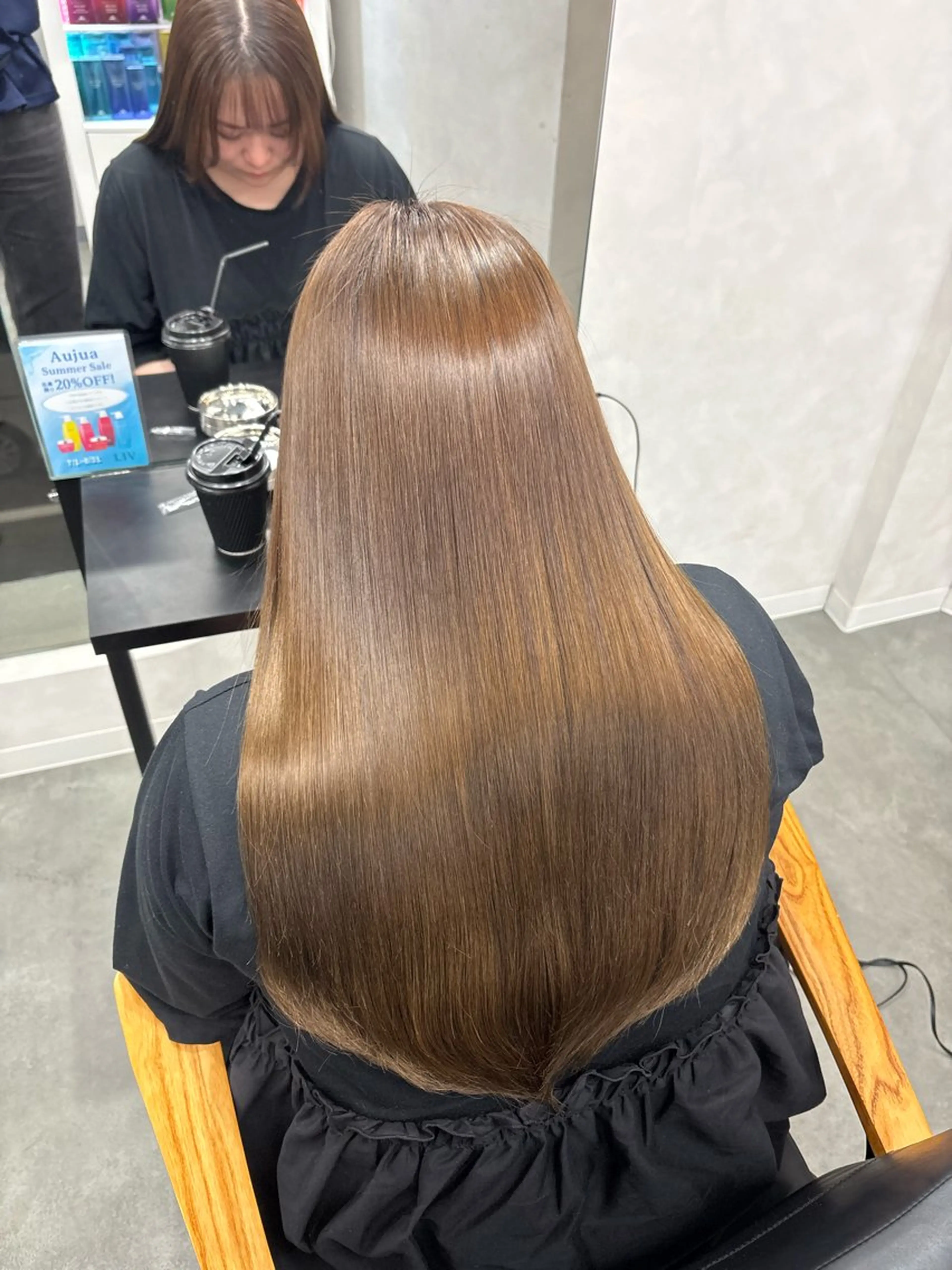 ロング 縮毛矯正 LIV所属・LIV(リヴ) My (マイ)のヘアスタイル