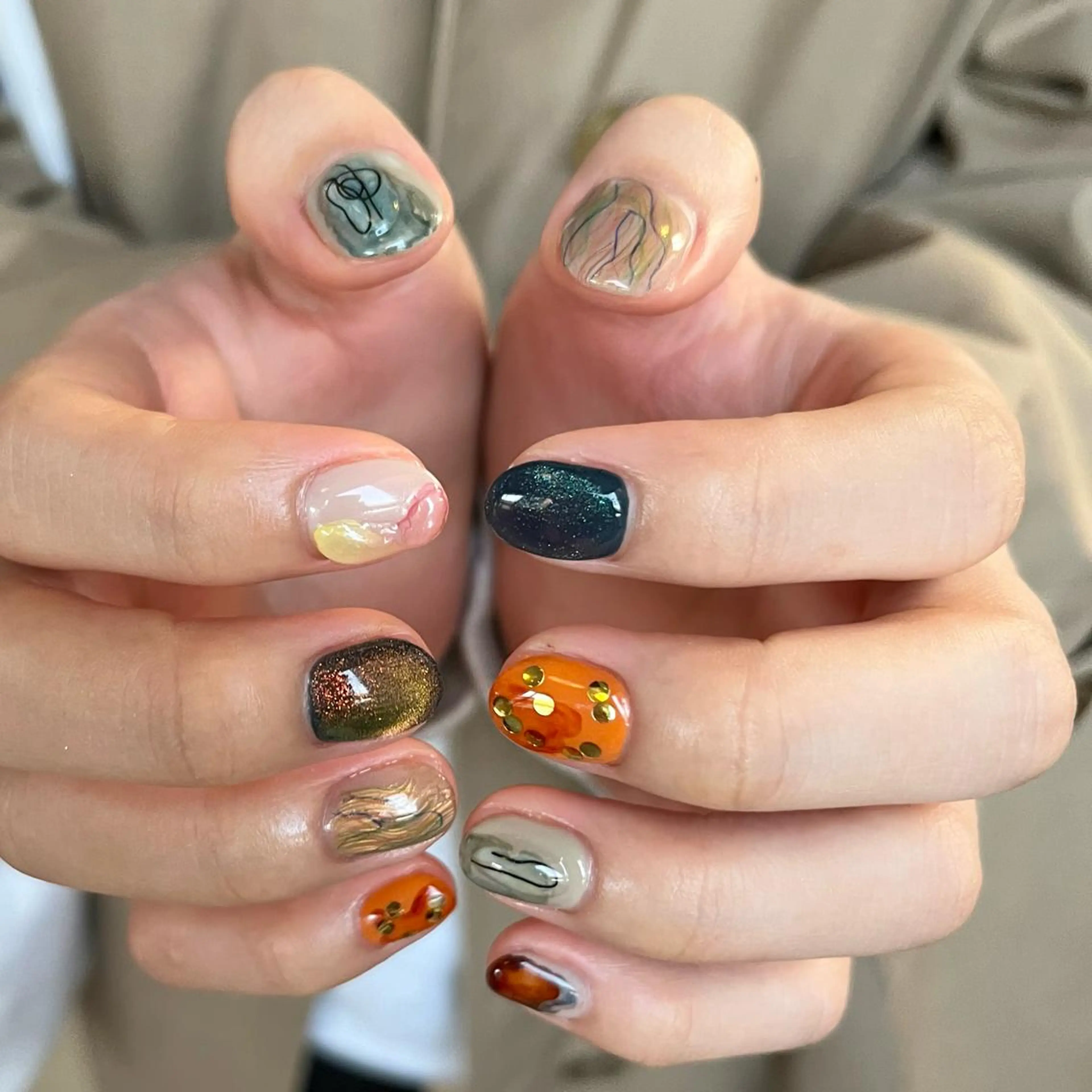 ネイル ハンドネイル nail salon O (en)所属・vegh. nail／阿波座のネイルデザイン