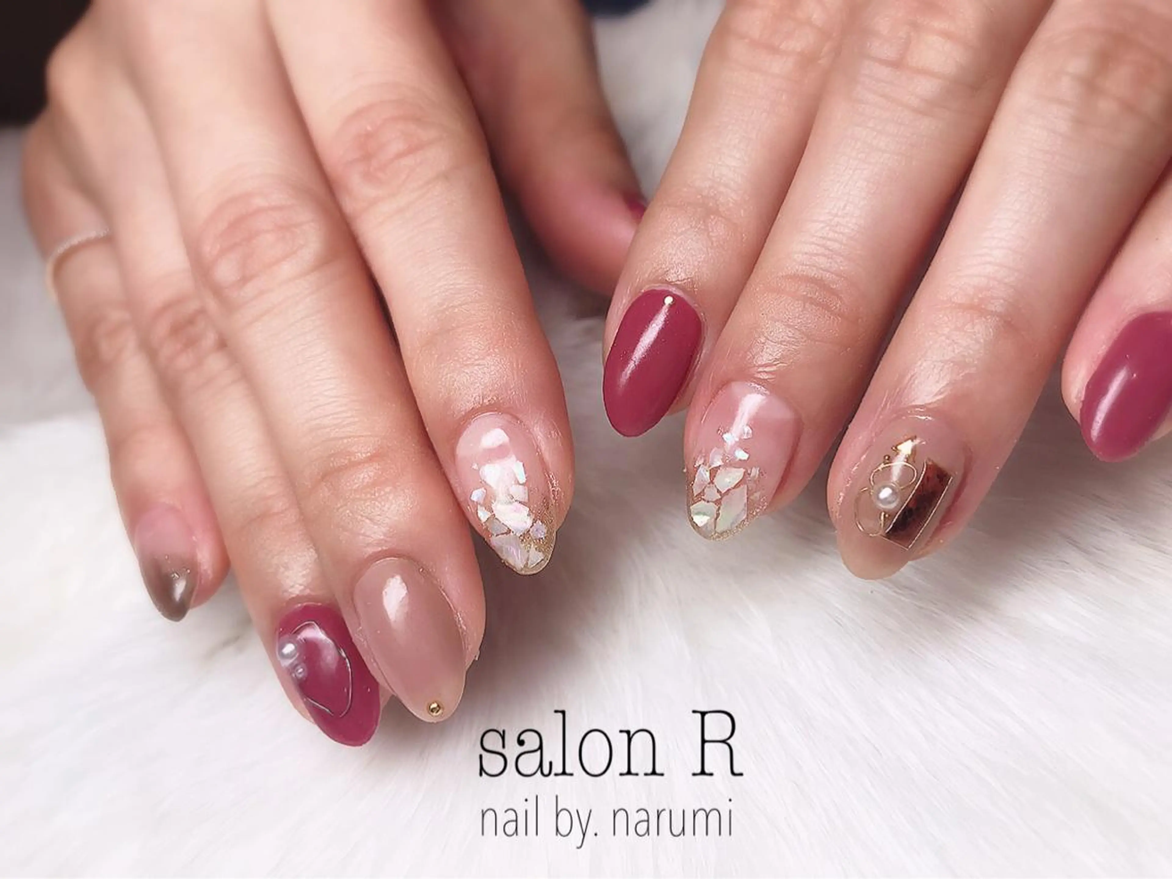 ネイル アートネイル ハンドネイル Re Pearl～コーディネートサロン～ 市駅前店所属・NARUMI HYODOのネイルデザイン