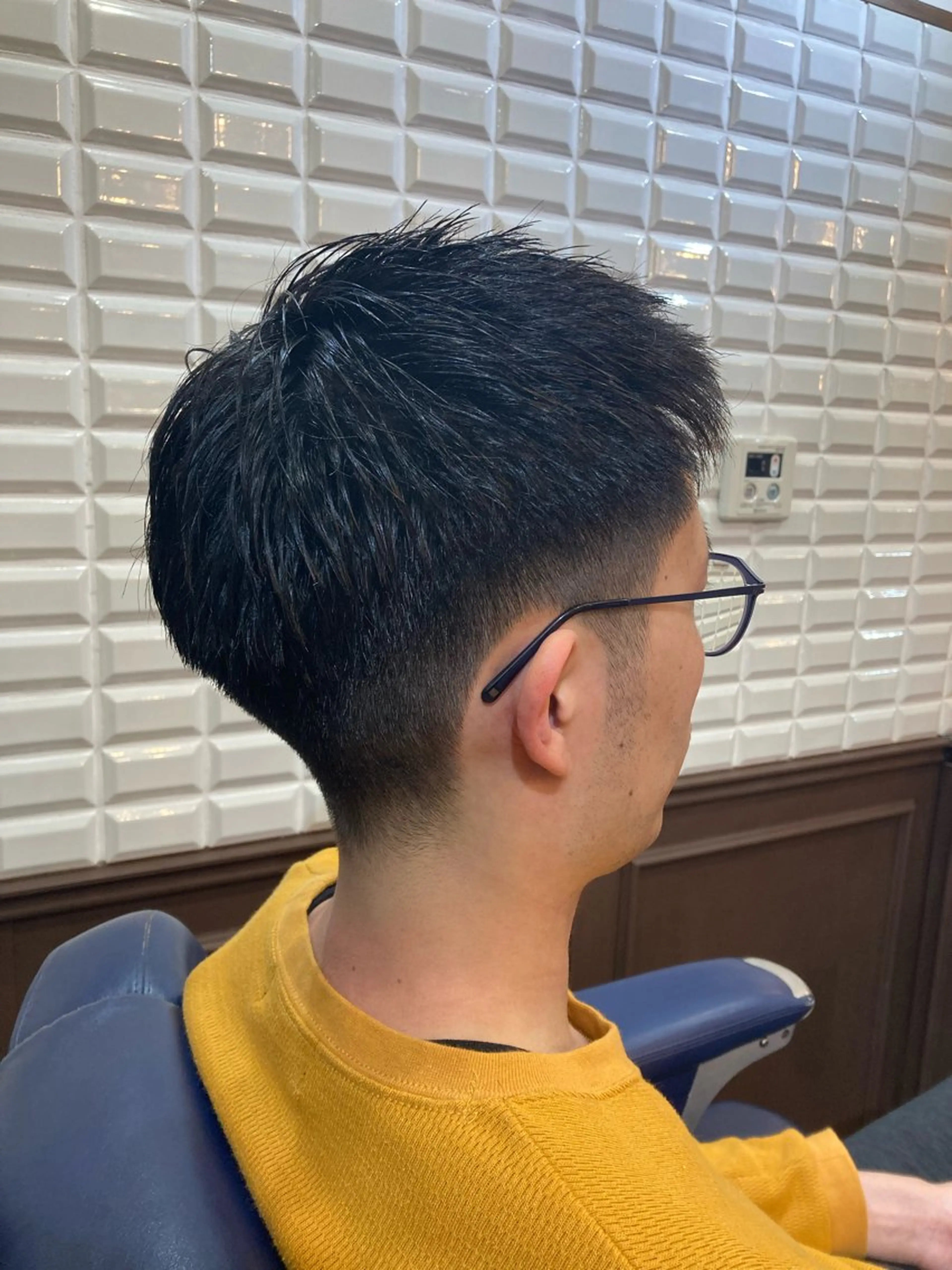 ショート メンズ 刈り上げ カット トリートメント ルピナス中田店長 山口大地のヘアスタイル