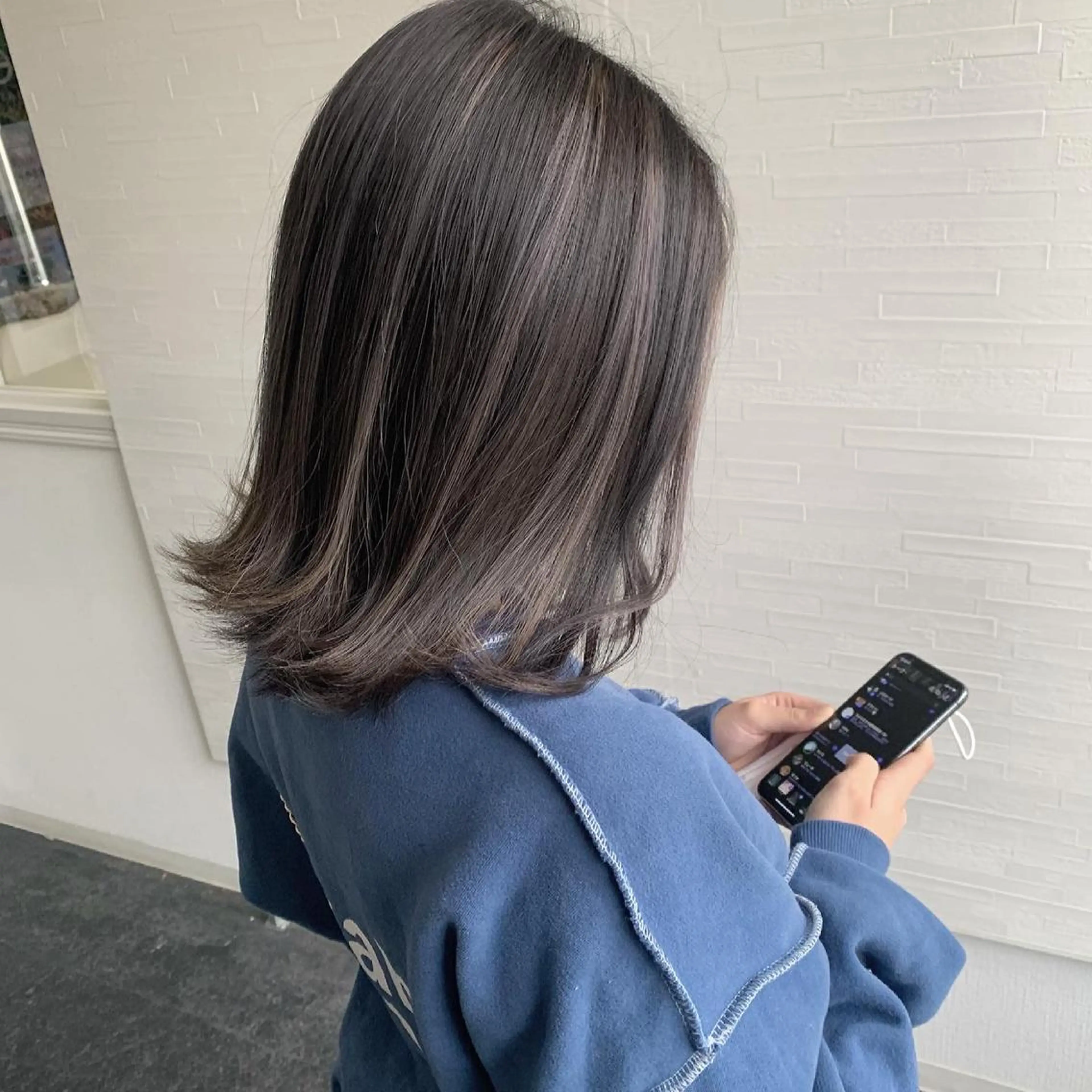 ミディアム ハイライト ヘアカラー actanoid etto所属・佐藤 香太のヘアスタイル