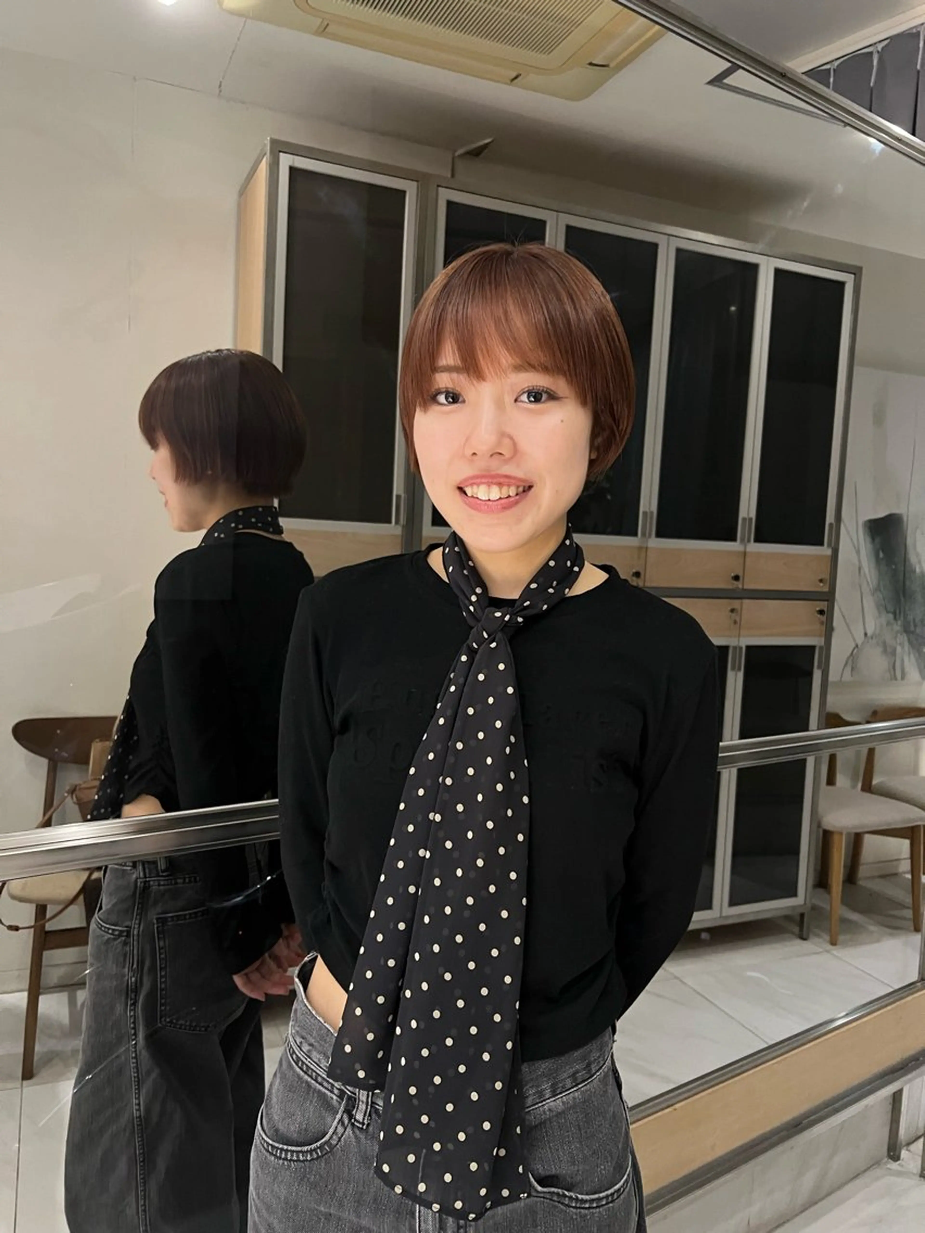 ショート 縮毛矯正 トリートメント ヘッドスパ ヘアセット Gallica 表参道店所属・ニュアンス 🦎Raitoのヘアスタイル