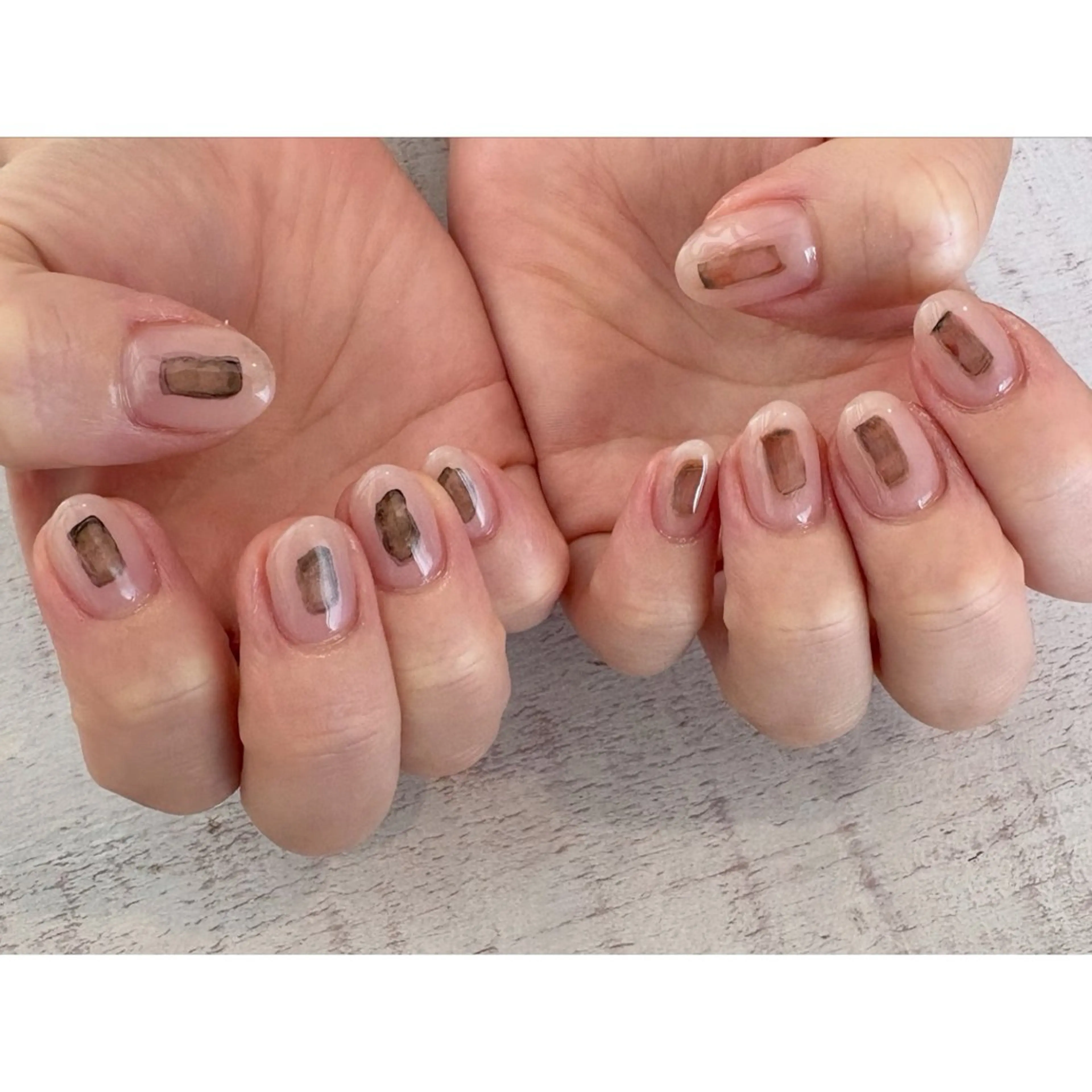 ネイル ハンドネイル 𖡼 yumenoのネイルデザイン