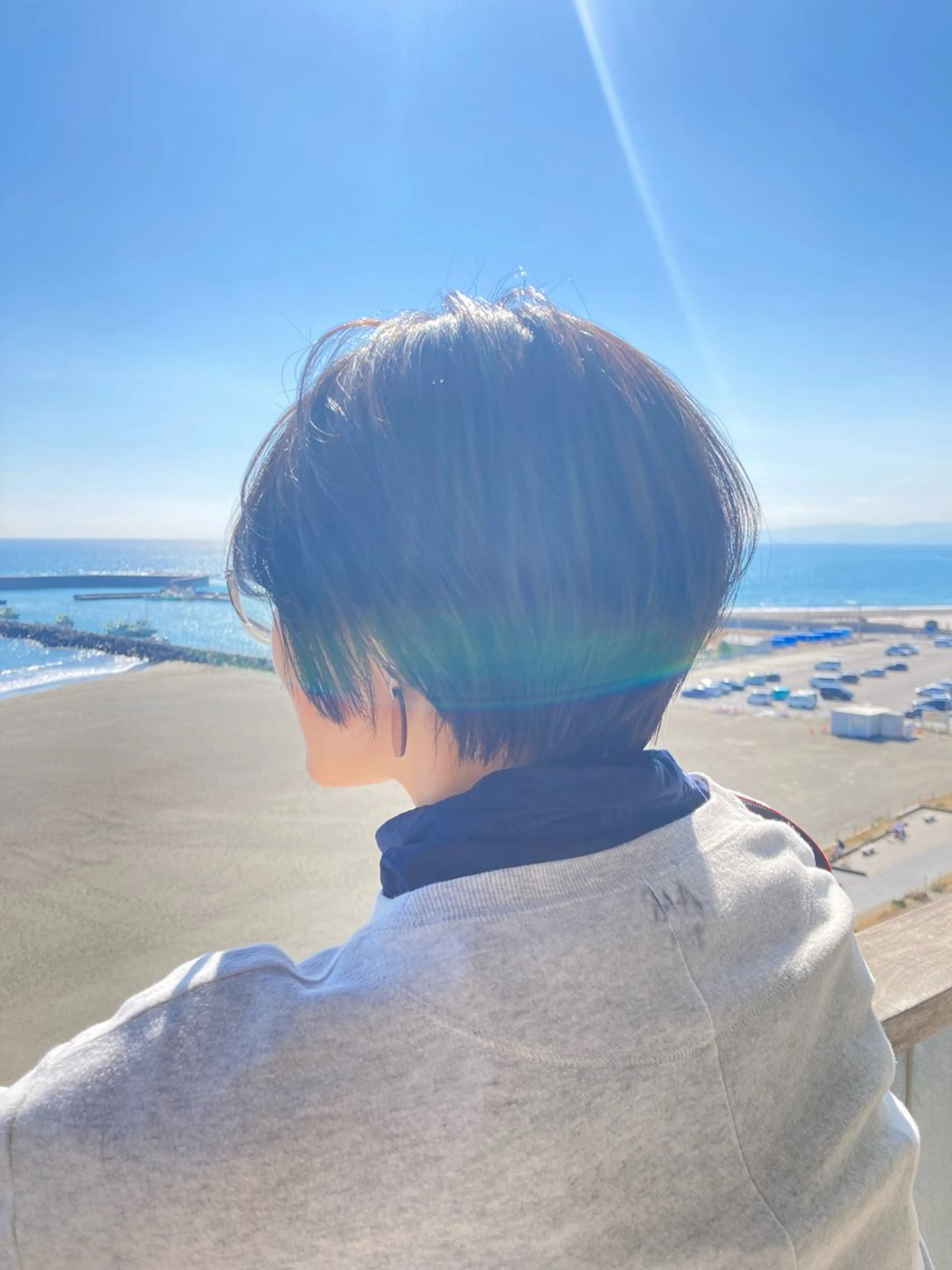 ショート ブリーチカラー/🌙 ヘアカラー/あみ🌙のヘアスタイル