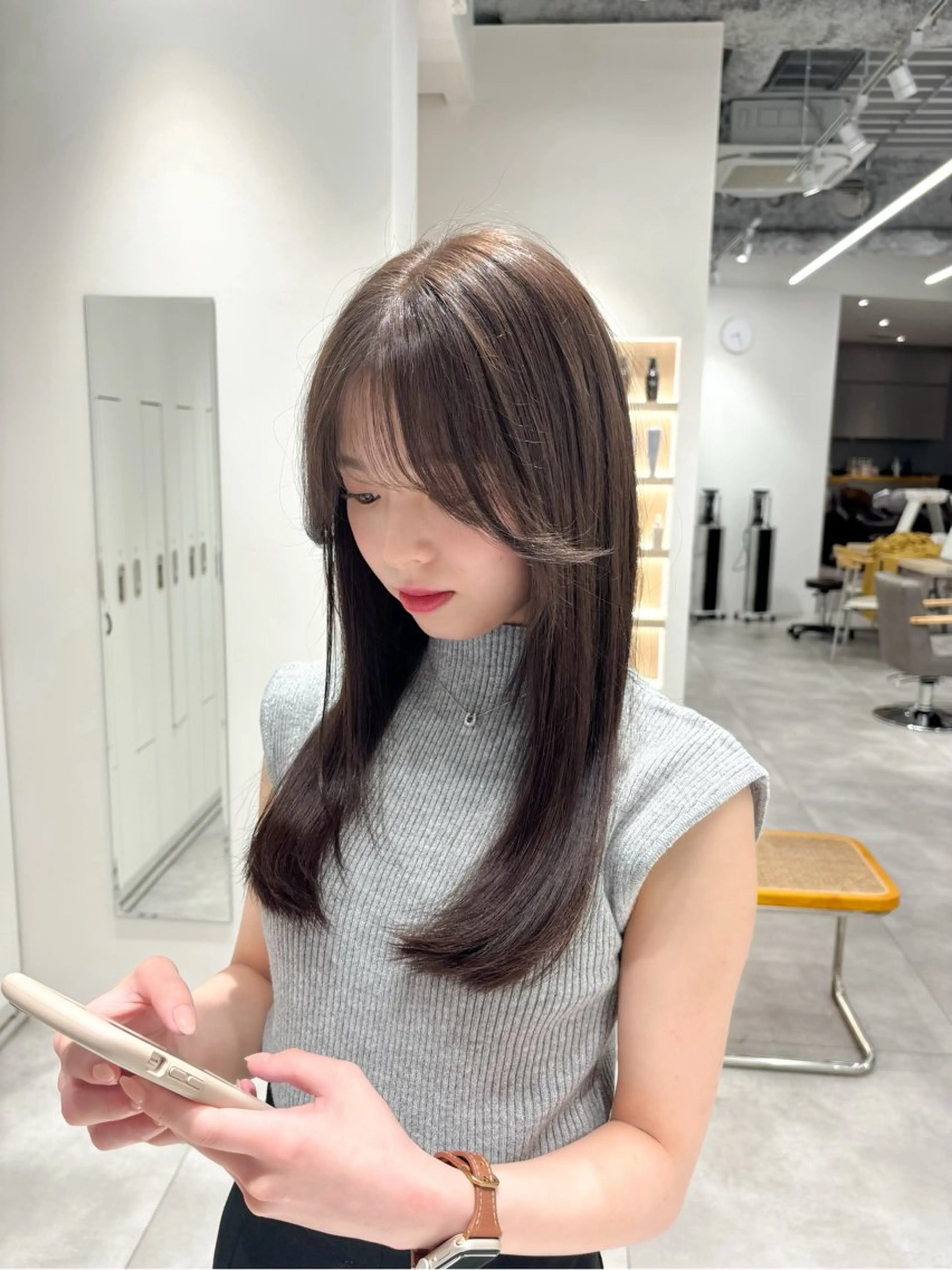 カラー ばんちなつ / 透明感カラー💫のヘアスタイル