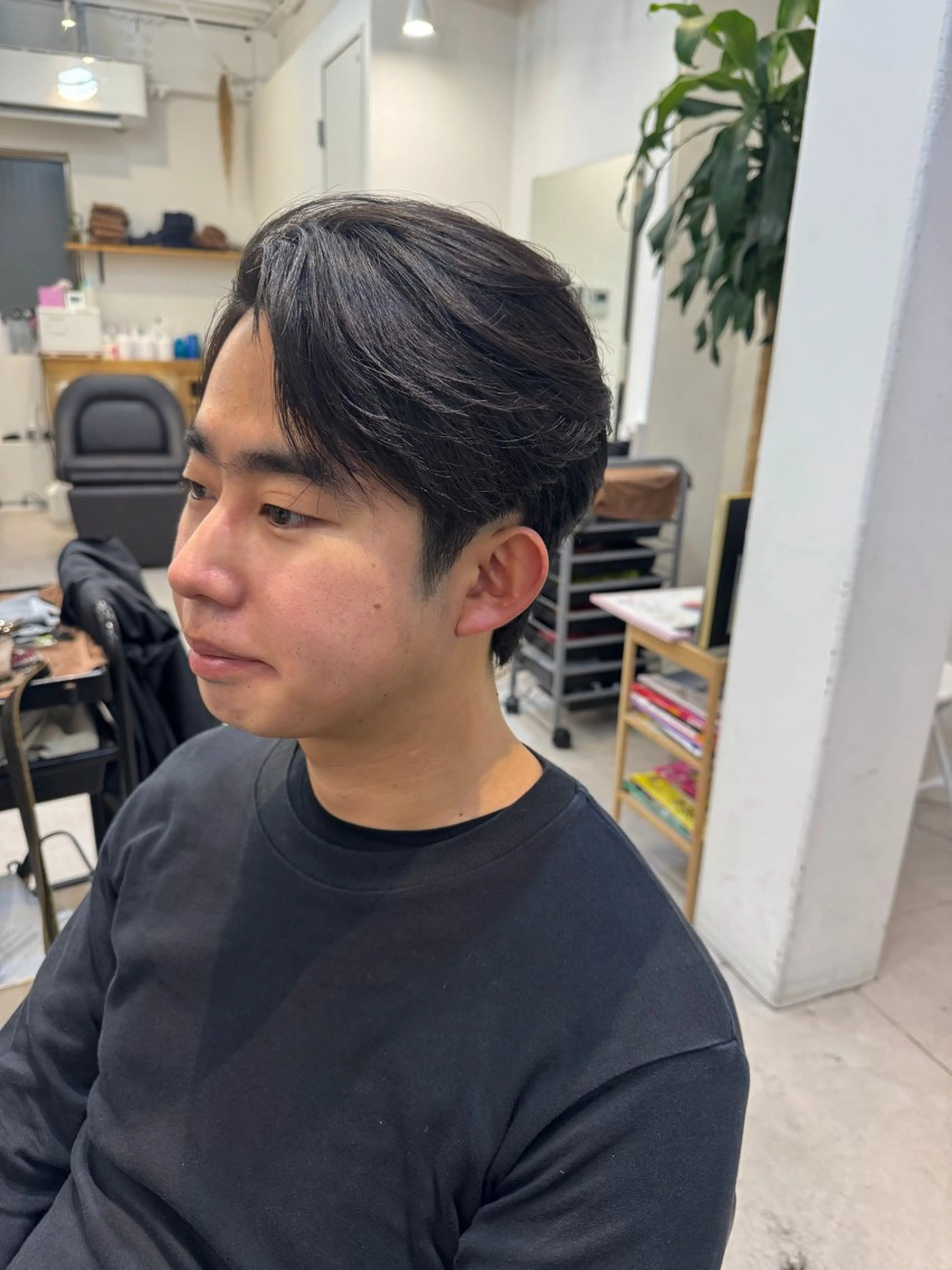 ショート パーマ メンズ 縮毛矯正 カット 縮毛矯正 トリートメント Dxxxx III所属・女性目線の大人 メンズ*Ayakaのヘアスタイル