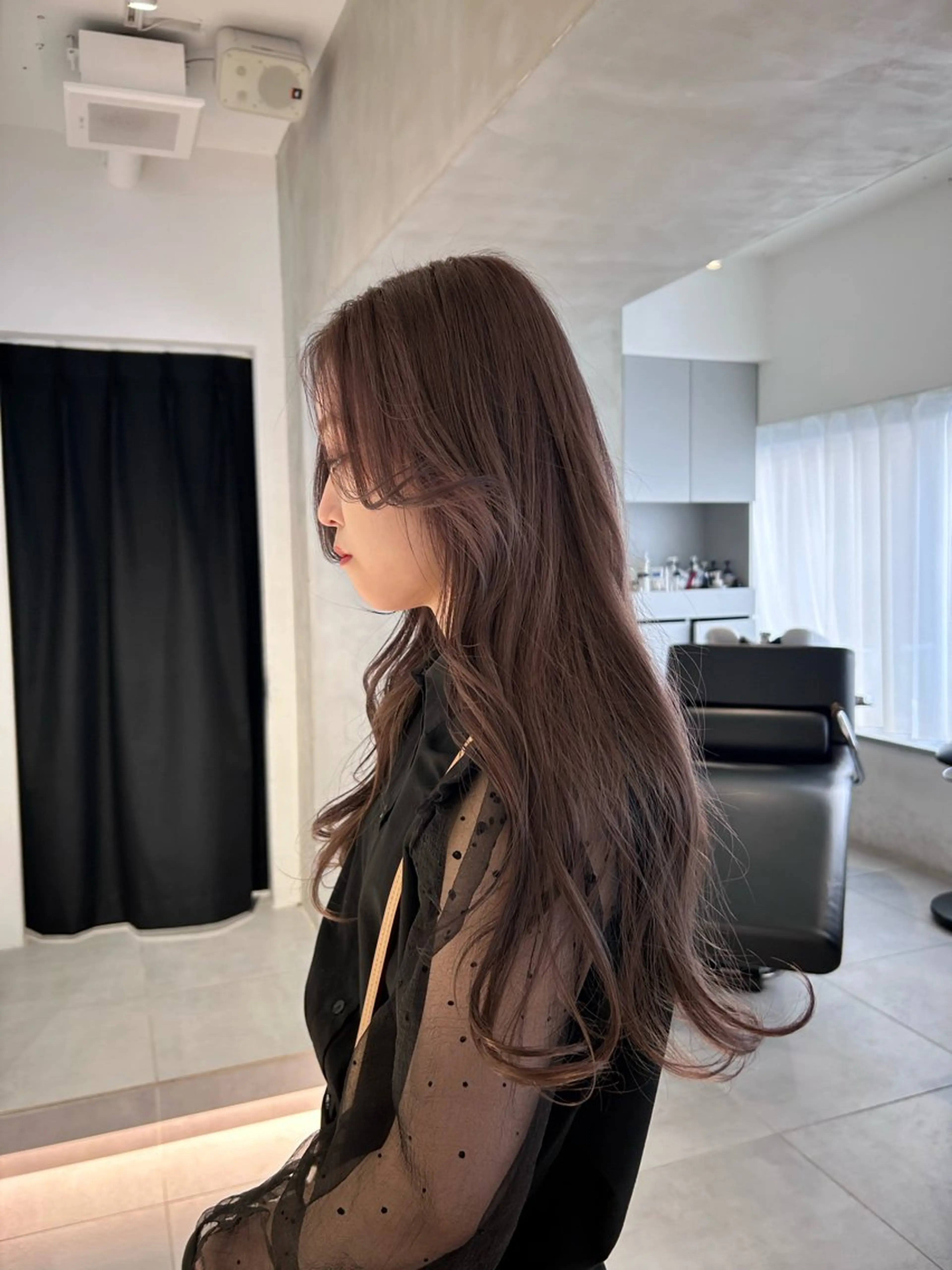 ロング 🪞透け感hair 🪞honokaのヘアスタイル