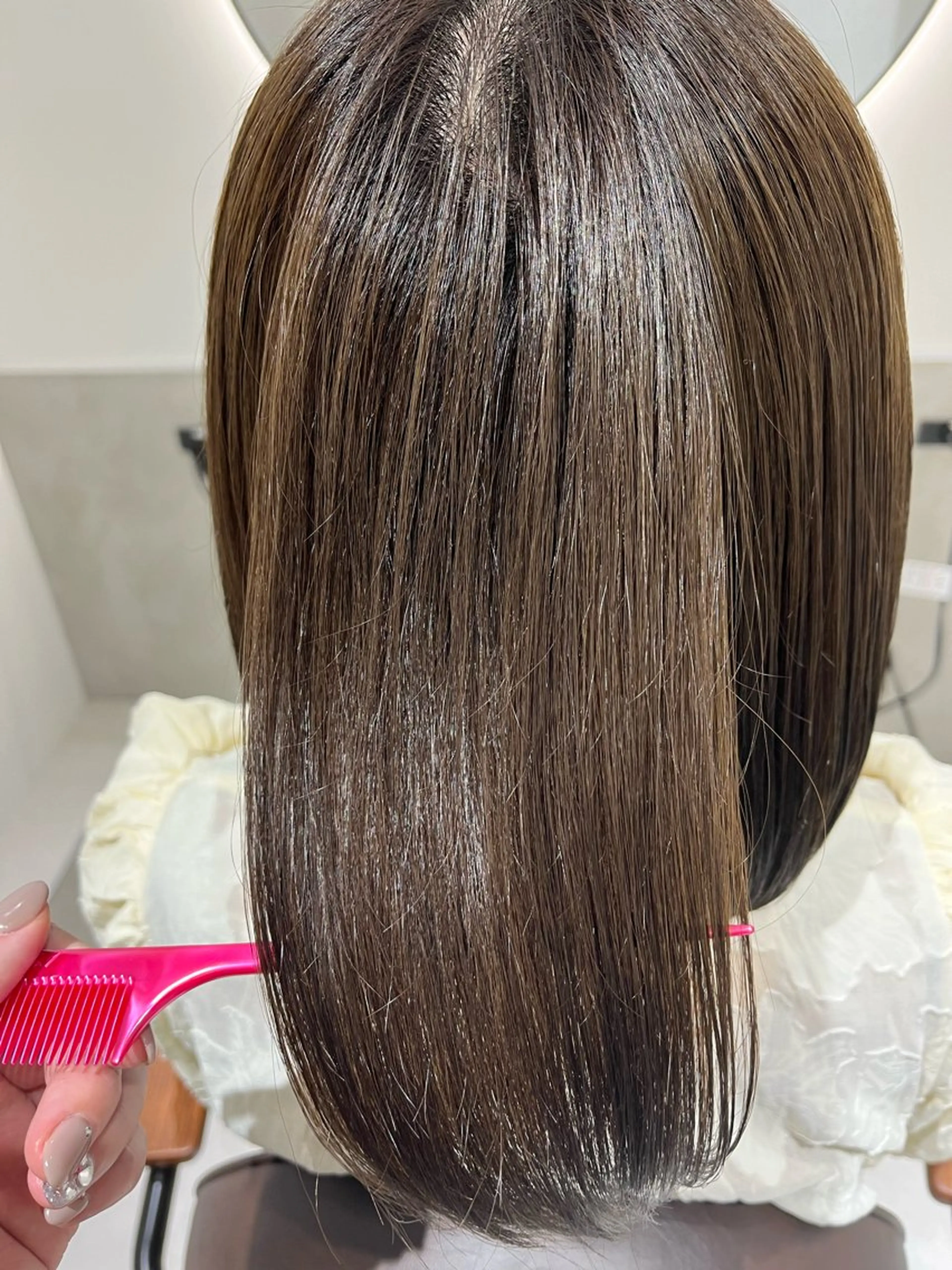 カラー 韓国ヘア🤍 maiのヘアスタイル