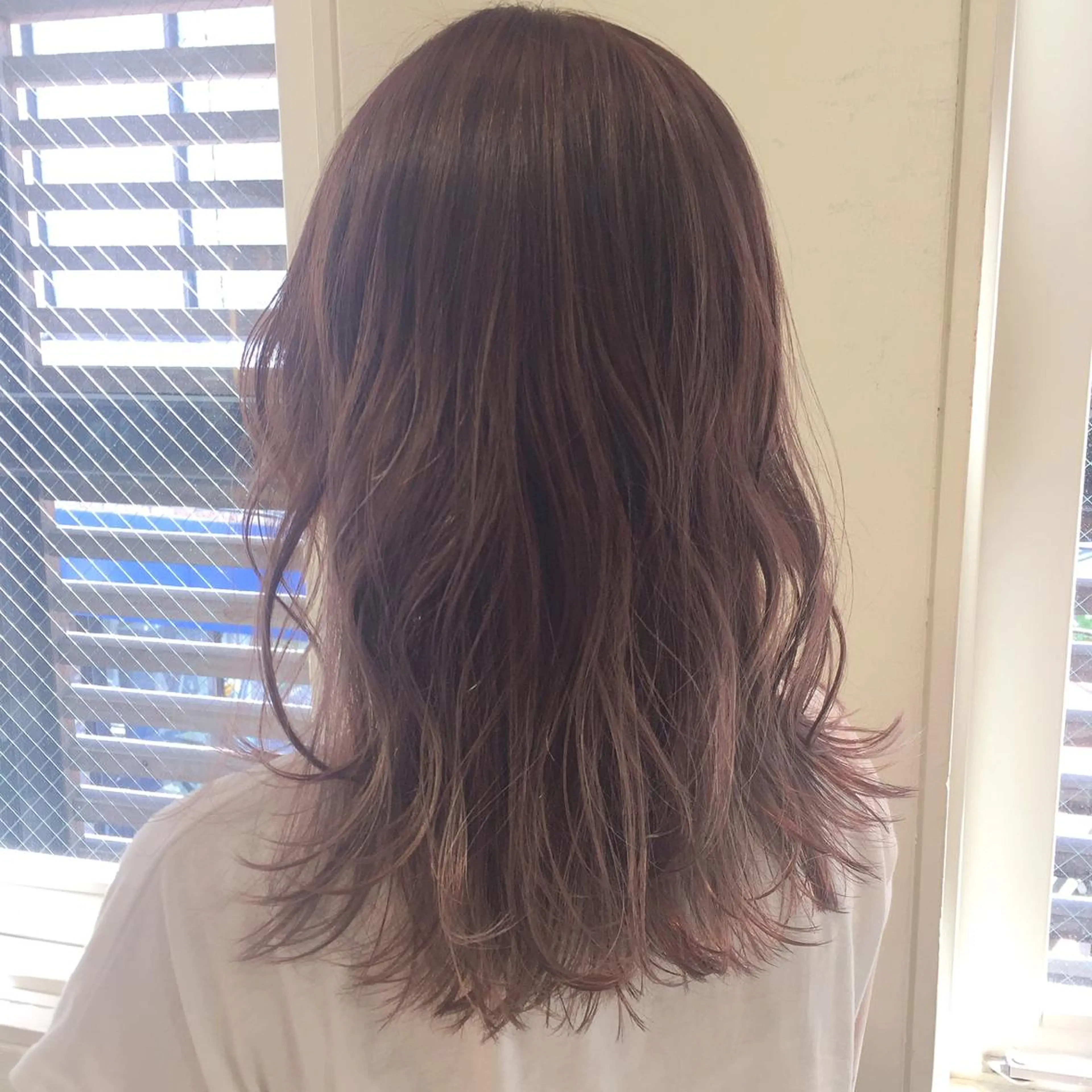 セミロング ヘアアレンジ ヘアカラー coubou所属・mayu .のヘアスタイル