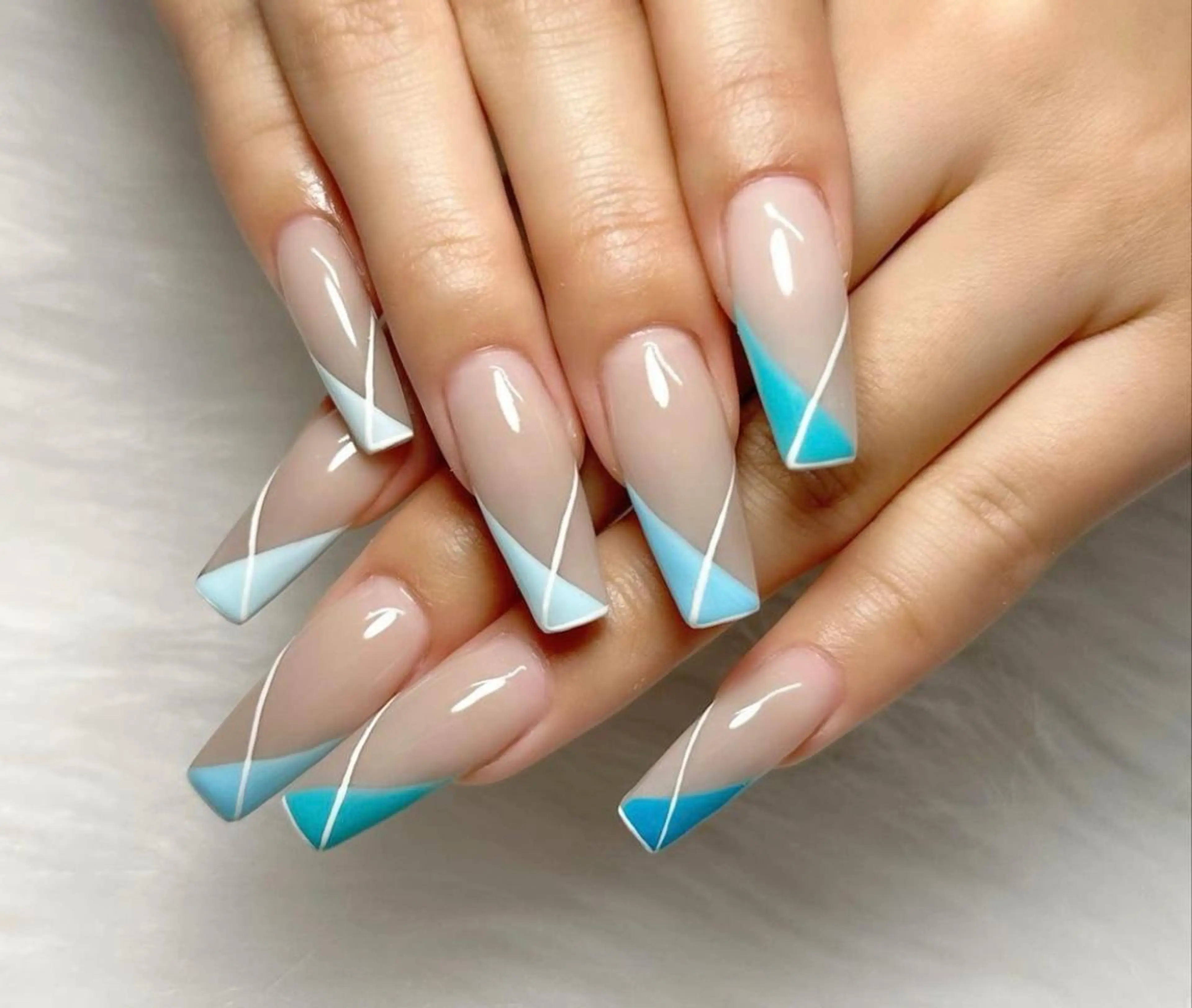 ネイル アイブロウ 眉カラー 眉毛ワックス脱毛 桜ネイル クリアネイル 長さ出し Moana Nail 長さだし専門店のネイルデザイン