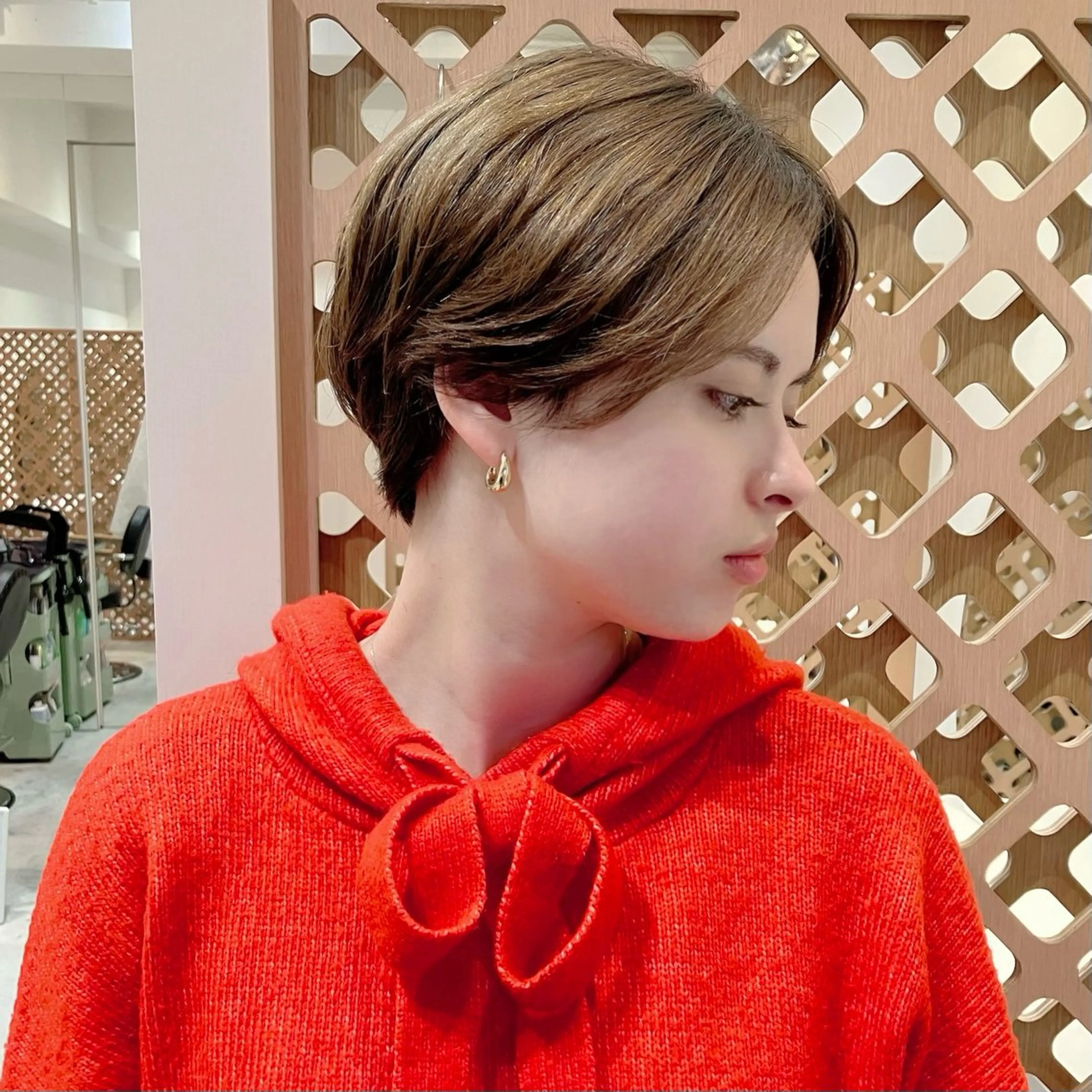 ショート カラー ショートボブ アディクシーカラー ボブ ショートヘア カット ヘアカラー 川間 将彦のヘアスタイル